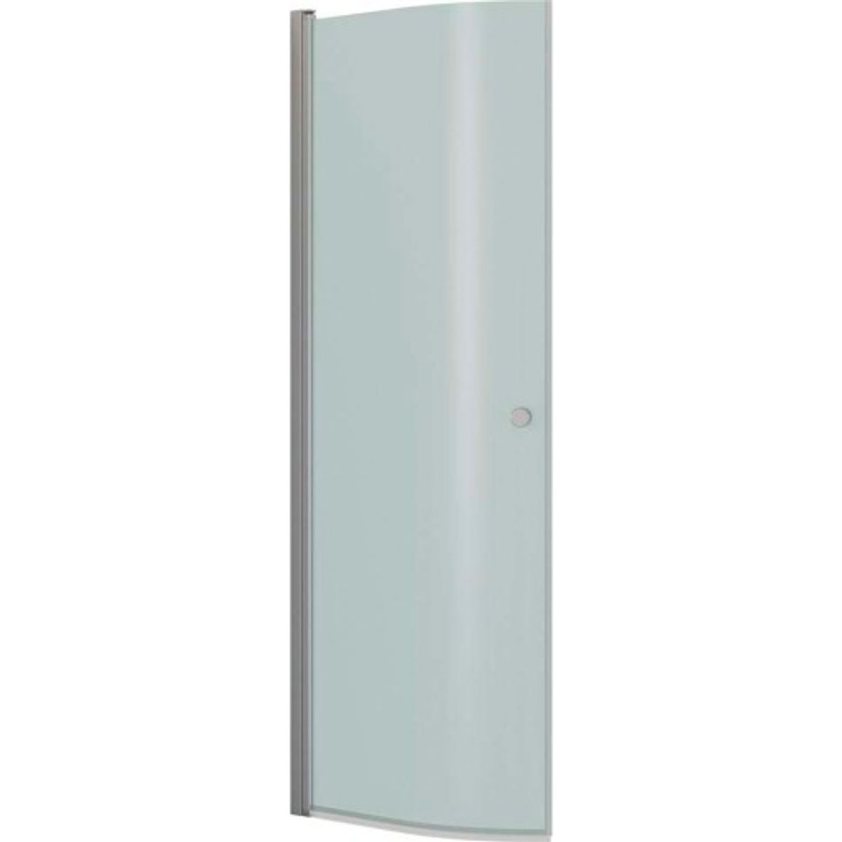 Dansani Match brusedør, model E, 72 cm, frostet glas, satin profil