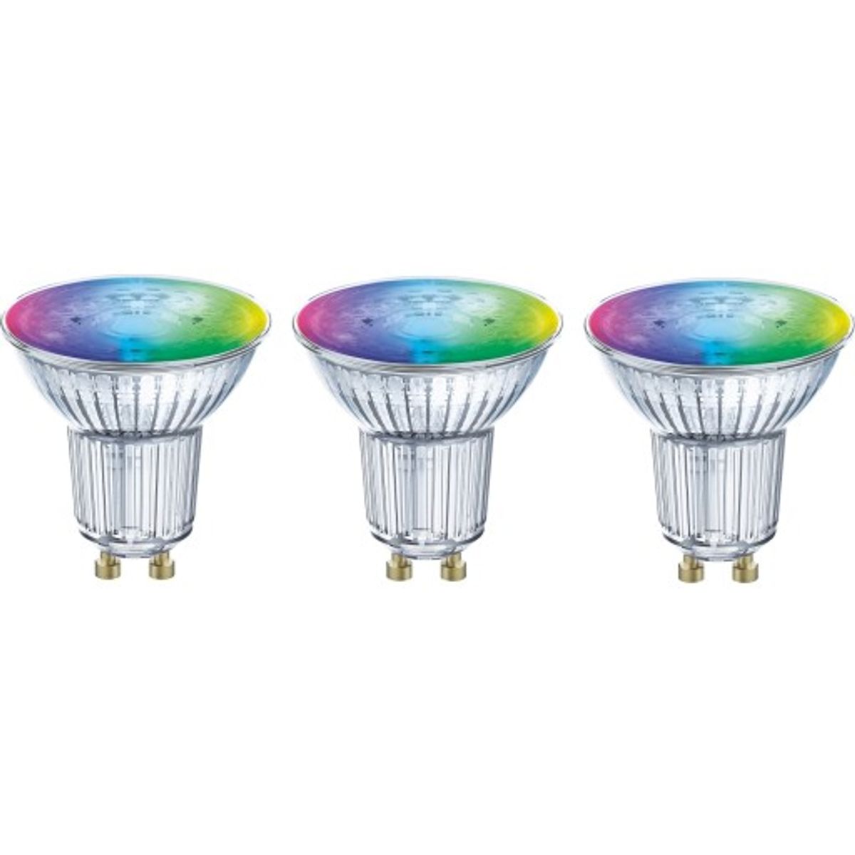 Ledvance Smart+ Wifi GU10 spotpære, 2700K-6500K, 4,9W, 3-pak