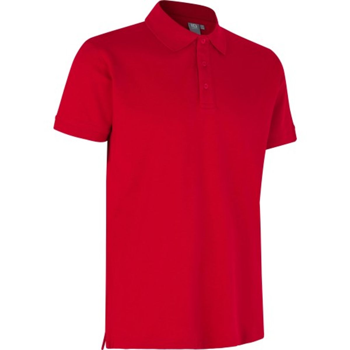 STRETCH POLOSHIRT RØD 3XL