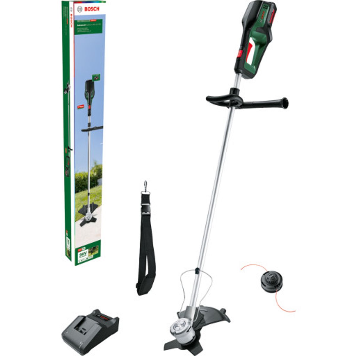 Bosch Adv. Buskrydder 23 cm med 1 x 36V batteri 2,0Ah