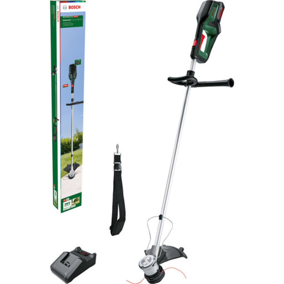 Bosch Adv. Græstrimmer 33cm m. 1 x batteri - 36V/2,0Ah