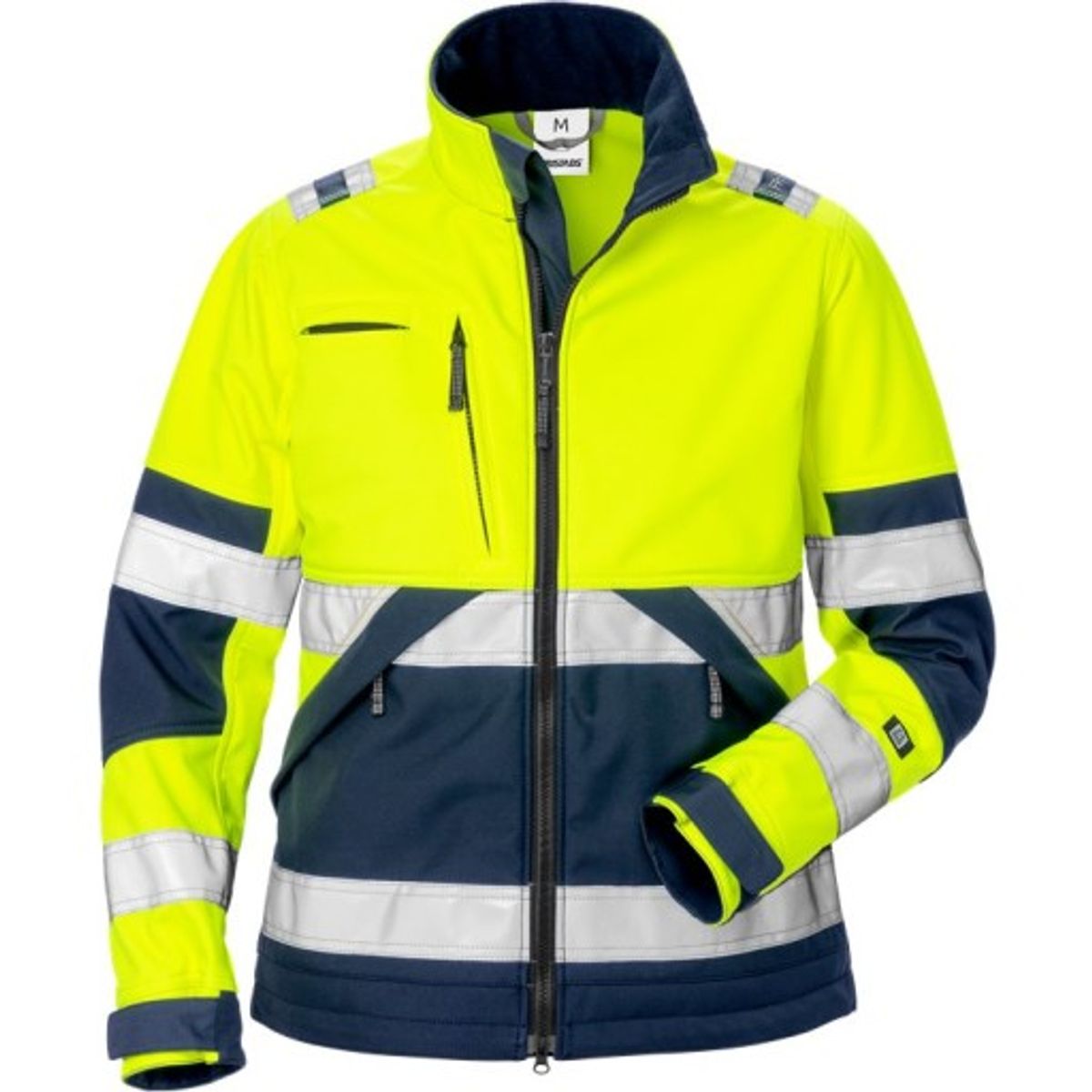 HI VIS SOFTSHELLJAKKE DAME KL.