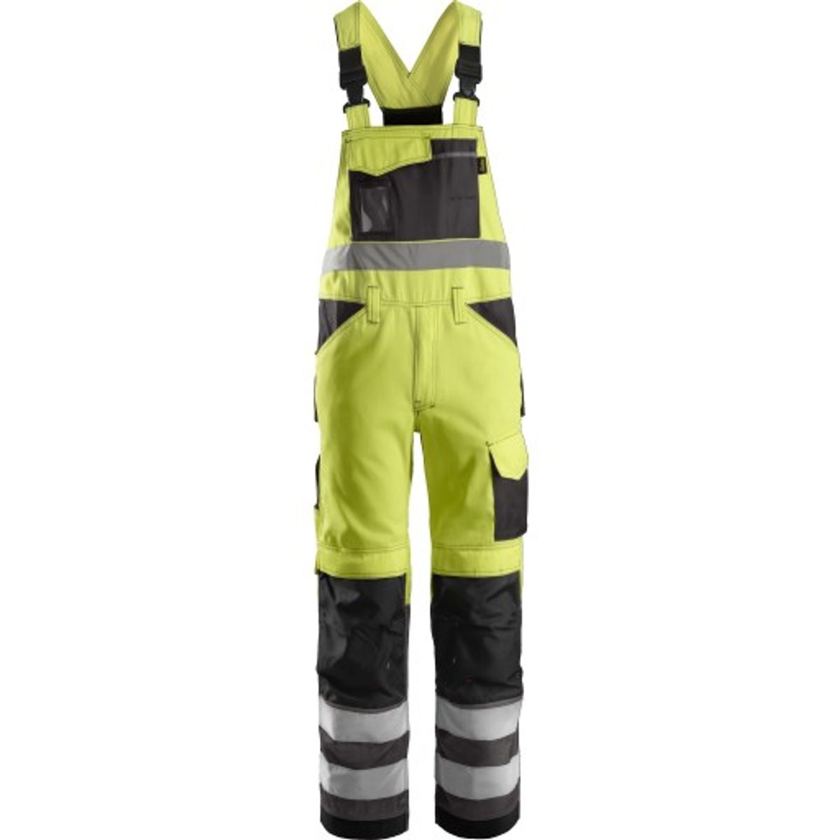 Snickers overall 0113, High-Vis kl2 gul/gråmeleret, str. 162