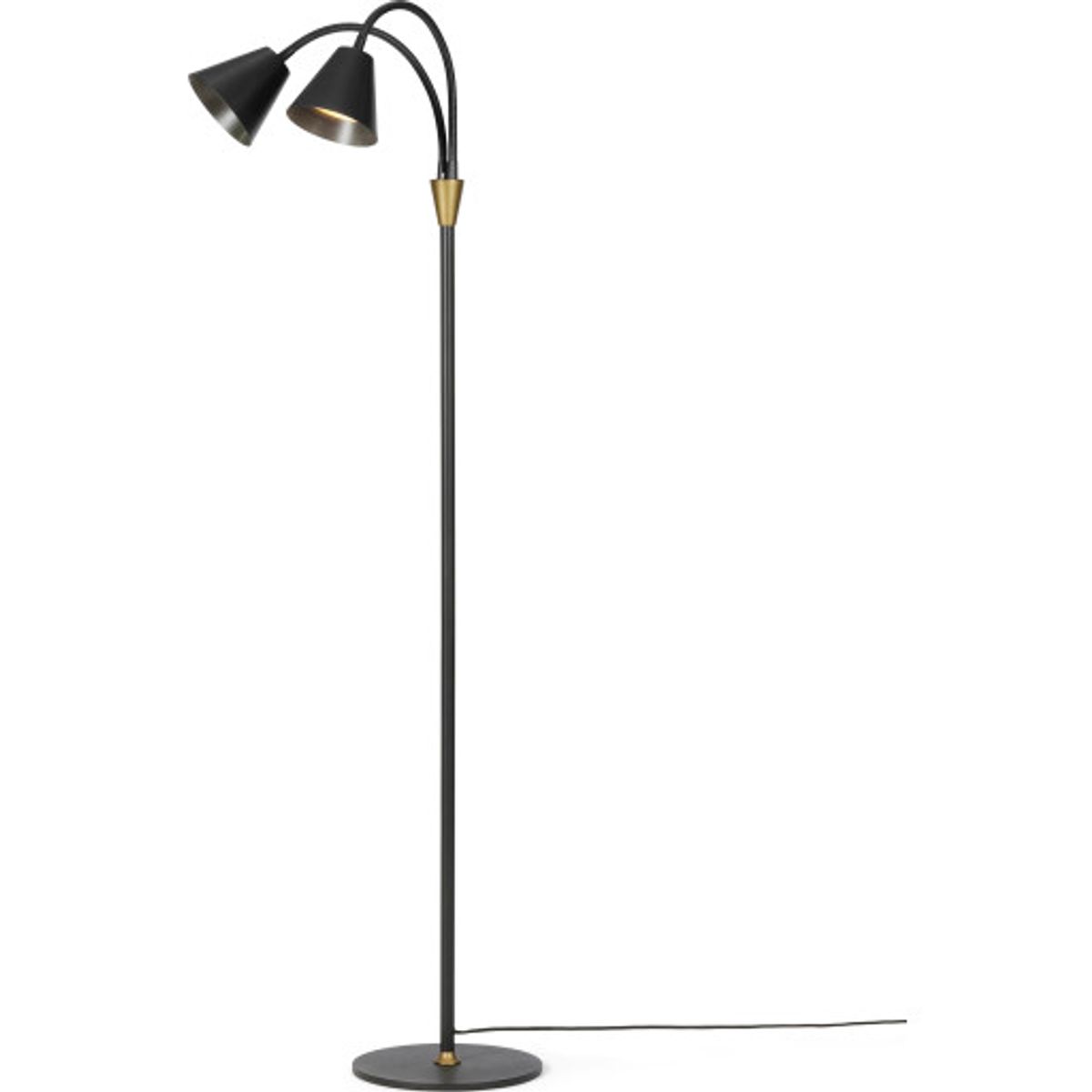 Halo Design Hygge gulvlampe, 2 spots, sort