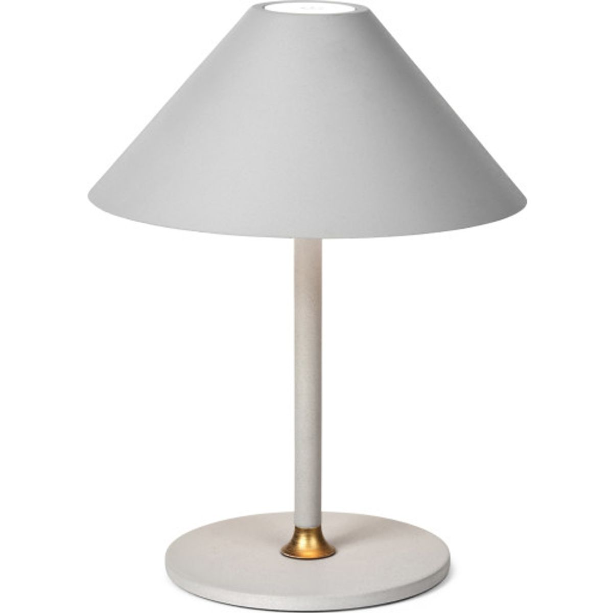 Halo Design Hygge genopladelig bordlampe, H25 cm, lysegrå