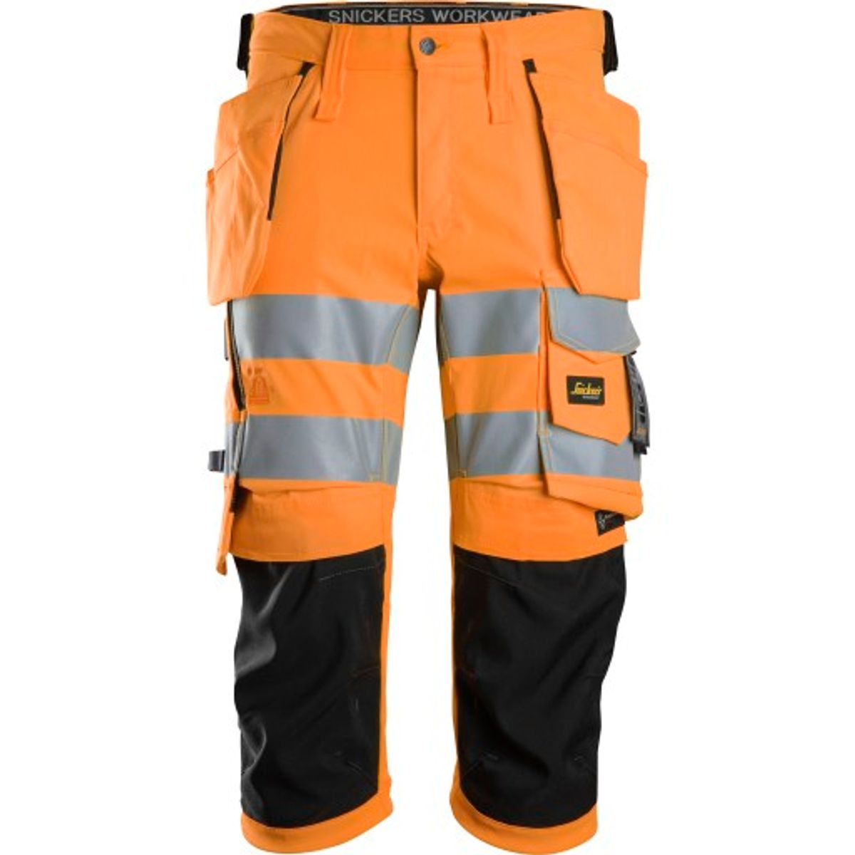 Snickers Piratbuks 6138 hylsterlommer Hi-Vis kl.2 orange/sort 52