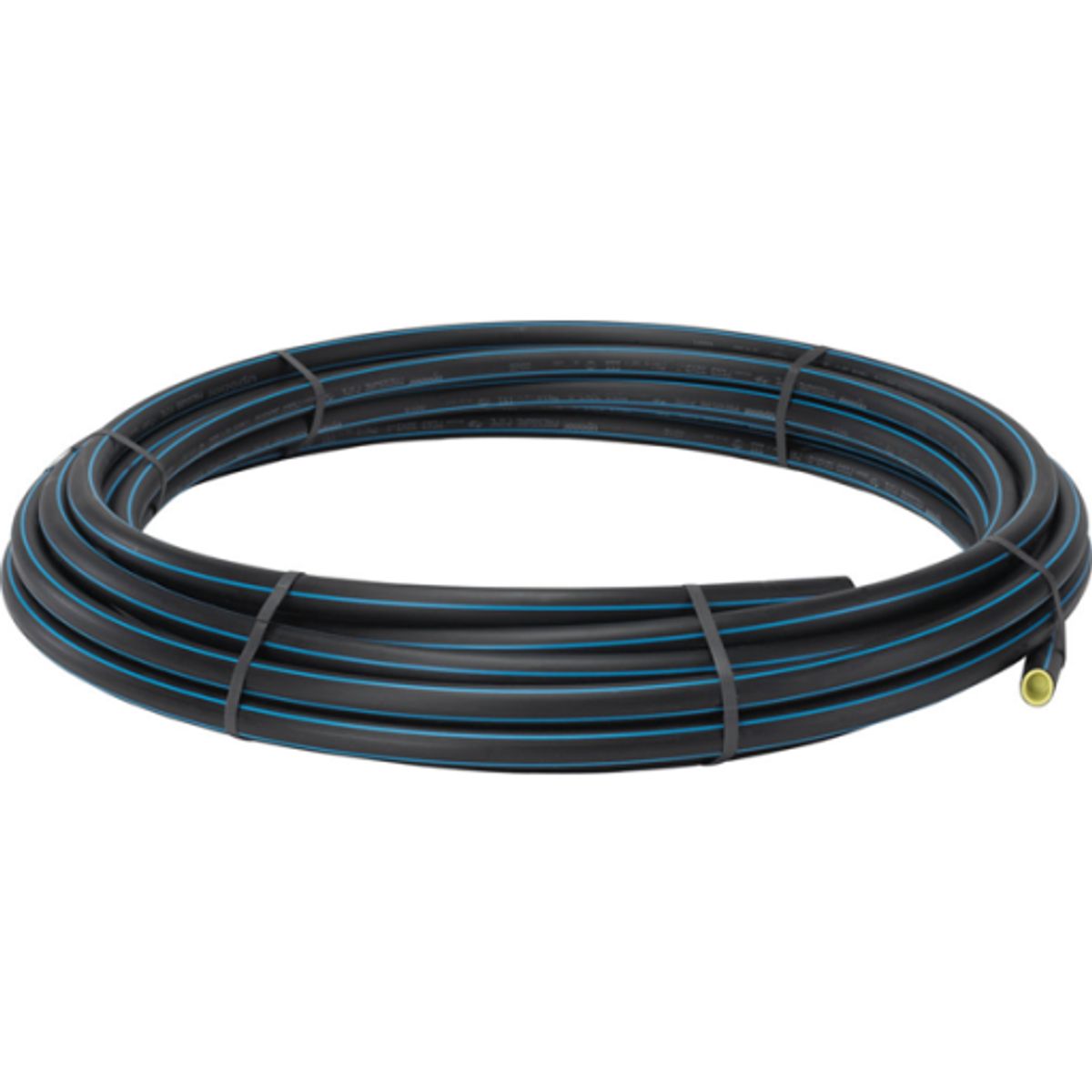 100 meter Uponor 32 mm PE100-RC PN16 SDR11 rør, sort/blå, 100 m