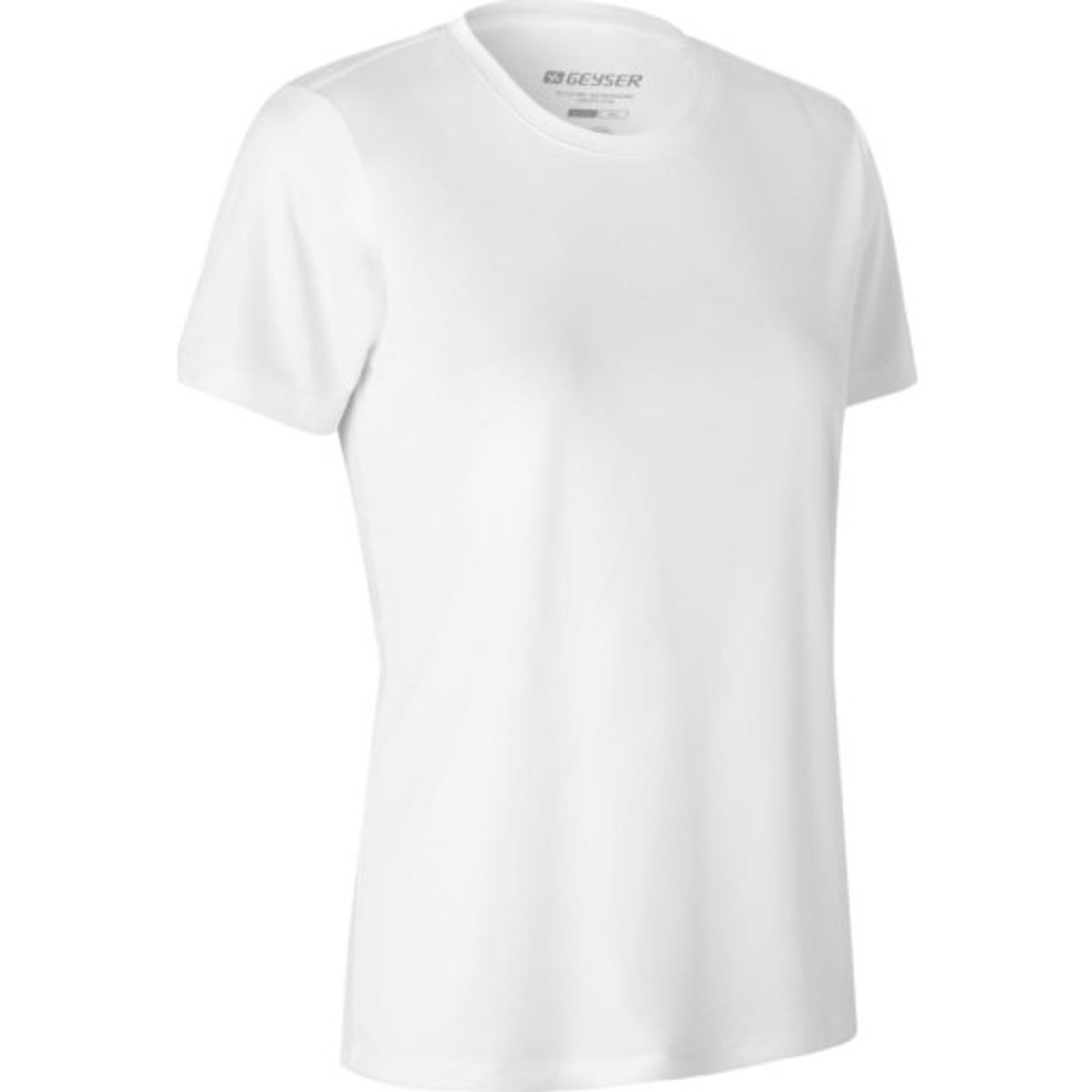 GEYSER Interlock dame T-shirt G11040, essential, hvid, str. M