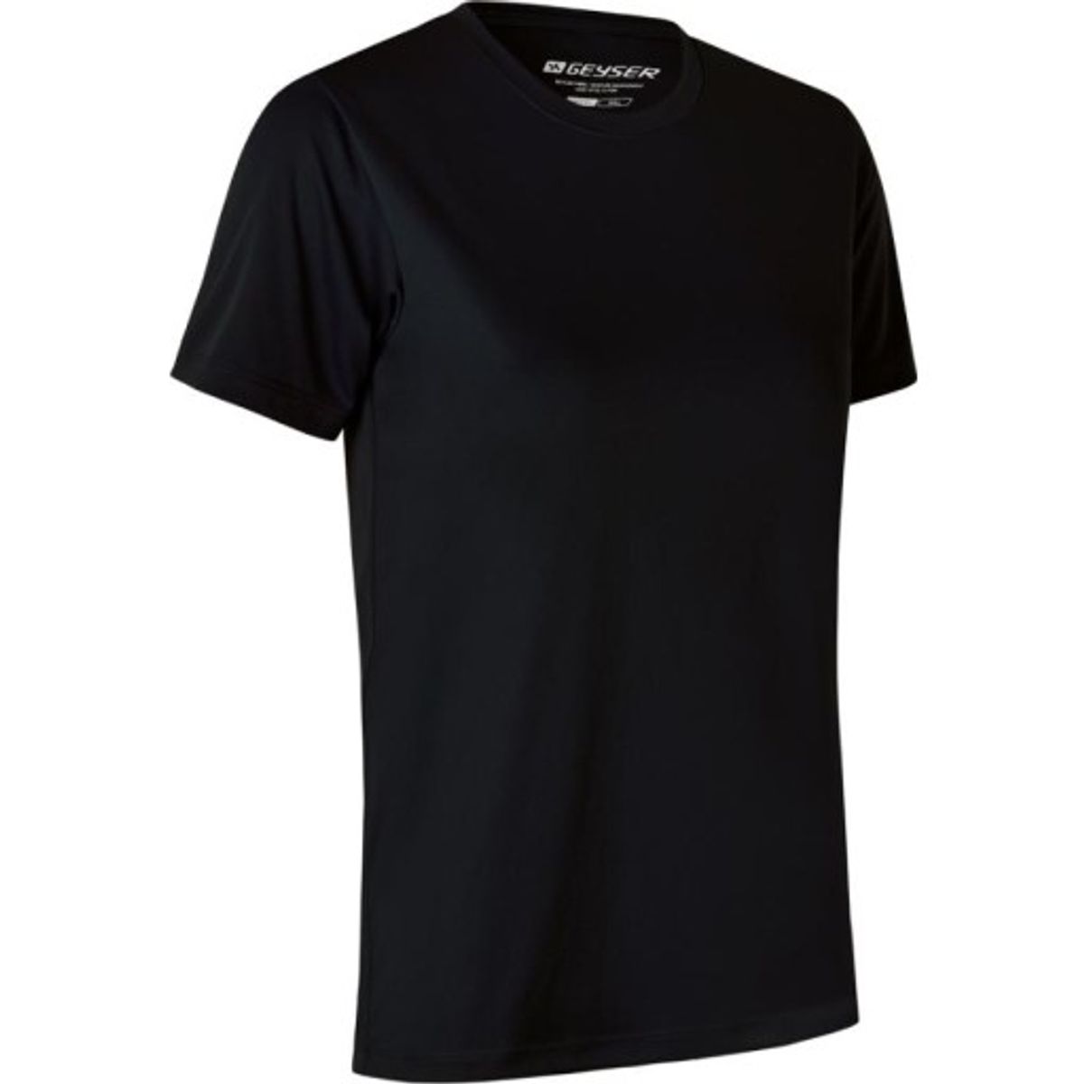 GEYSER Interlock dame T-shirt G11040, essential, Sort, str. XL