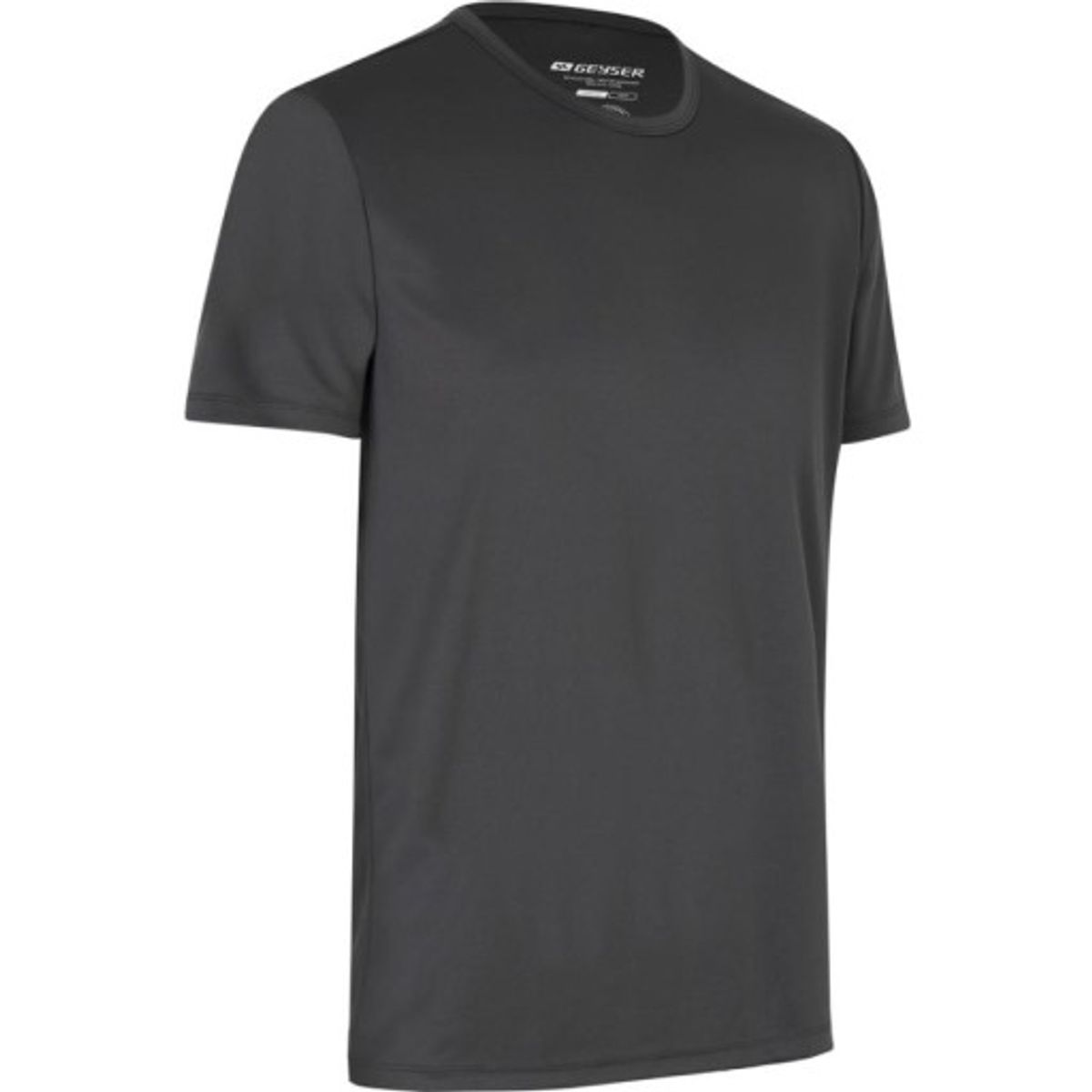 GEYSER Interlock T-shirt G21040, essential, koksgrå, str. 2XL