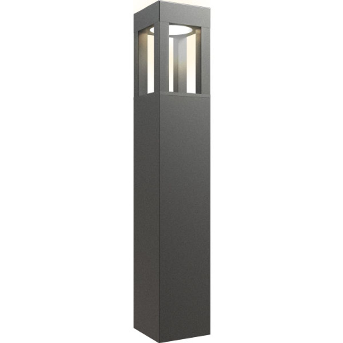 Aries Bollard 900mm Cool White Graphite