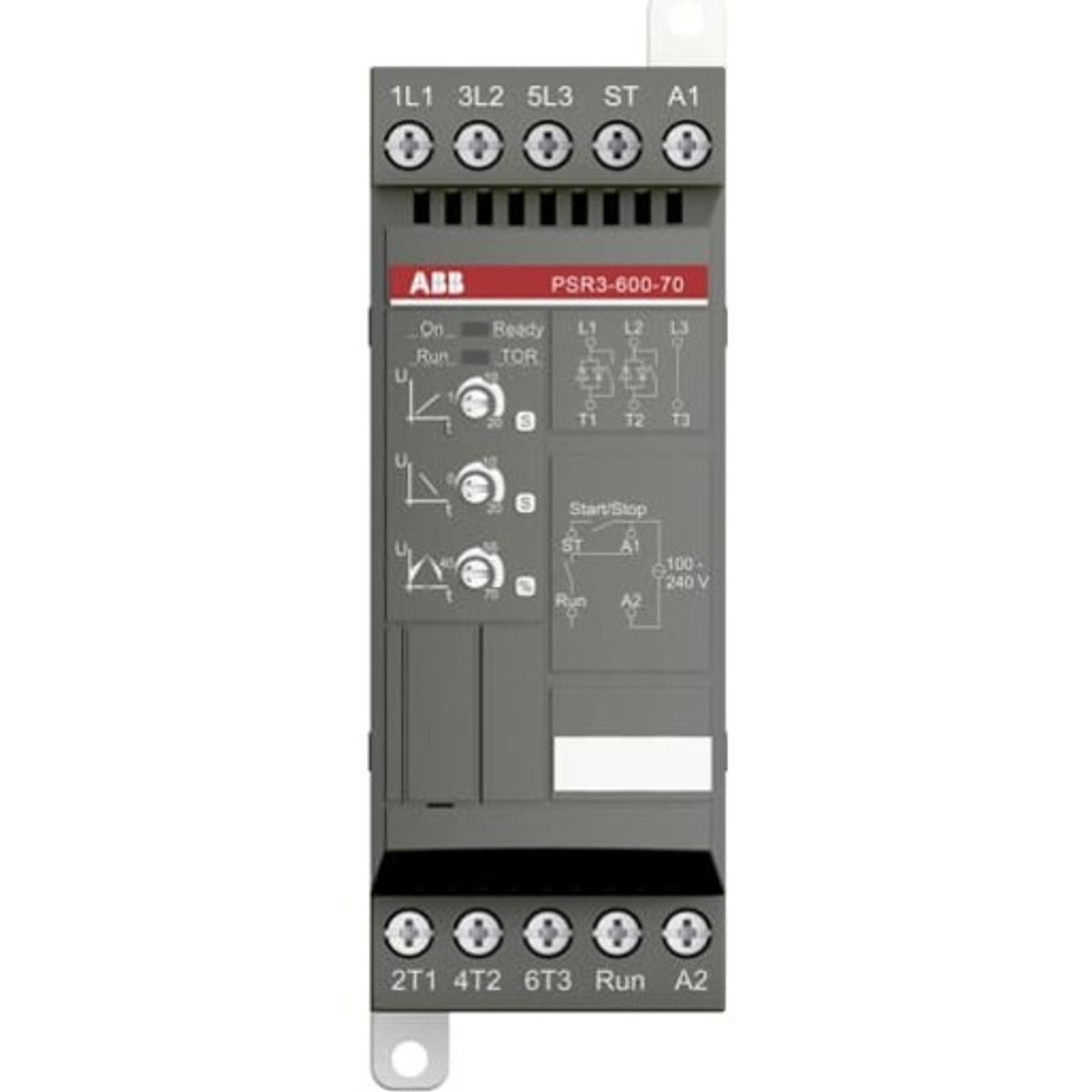 Softstarter 1,5kW 400V 3,9A 230V indb. By-pass PSR3-600-70