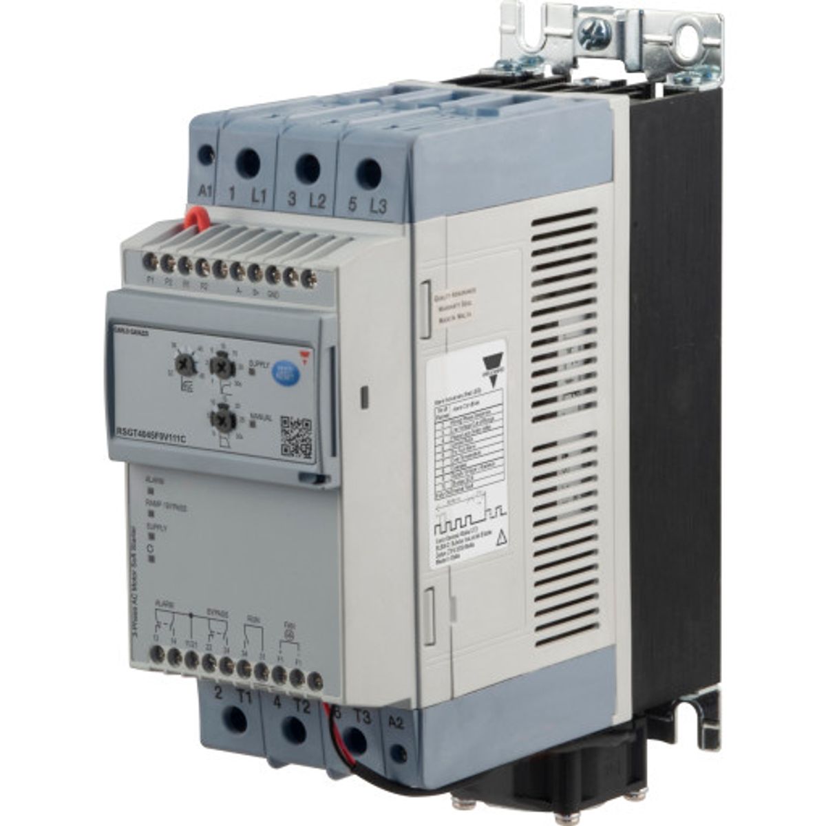 Softstarter RSGT 70A 37kW 400V 3-fas, 24VAV/DC styresp, Modbus