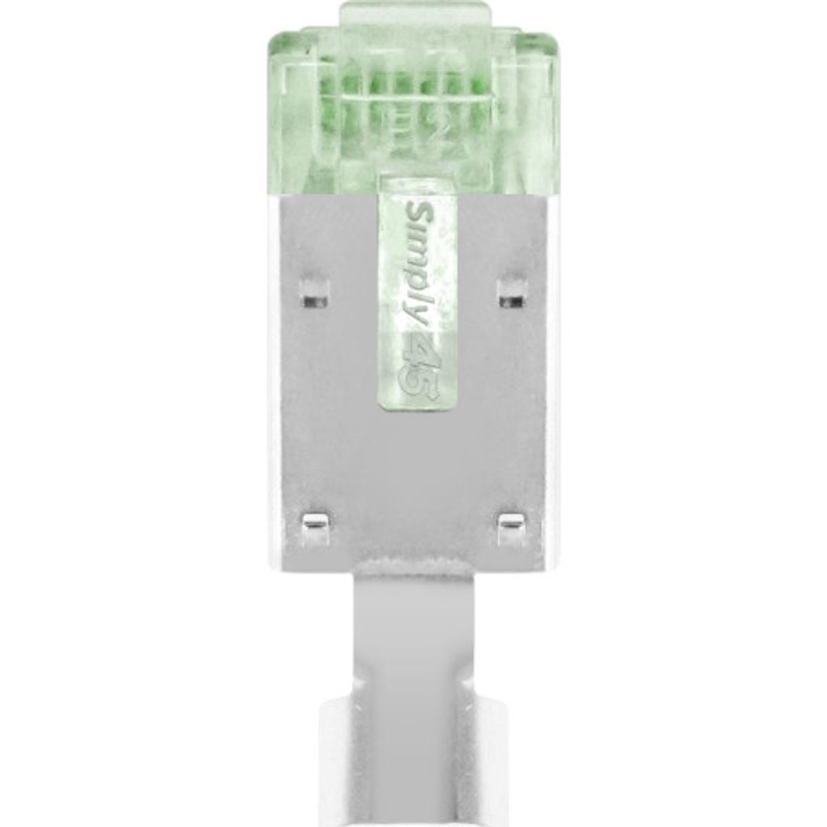 Simply45 RJ45 Pass-Through stik CAT6 STP CAP45 skærmet, 50 STK