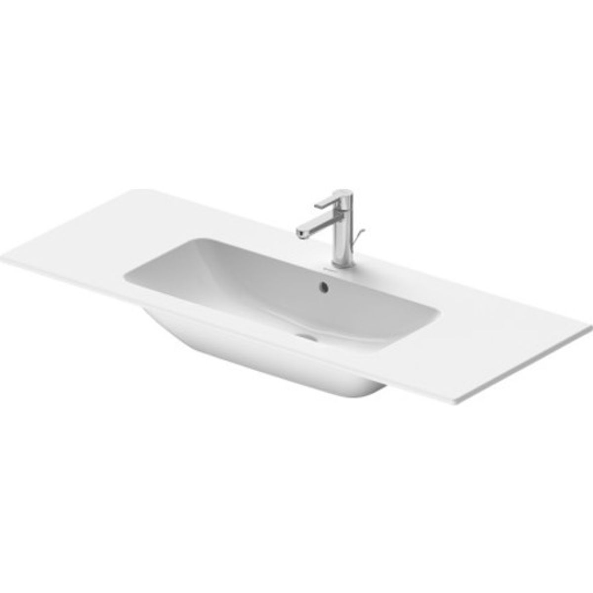 Duravit Me by Stark håndvask, 123x49 cm, hvid