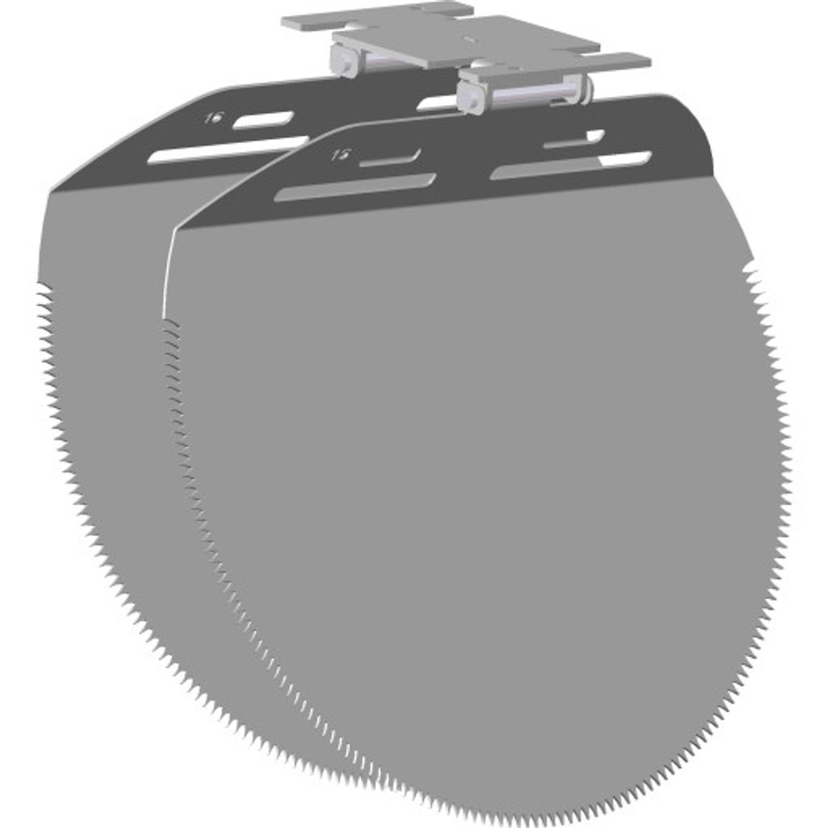 NI TX11 universal 250 mm Rib2 spjæld, unbrako