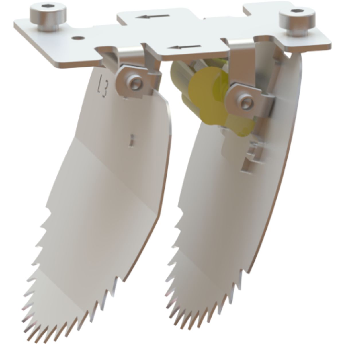 NI TX11 Lock reline DN100/110 mm spjæld, unbrako