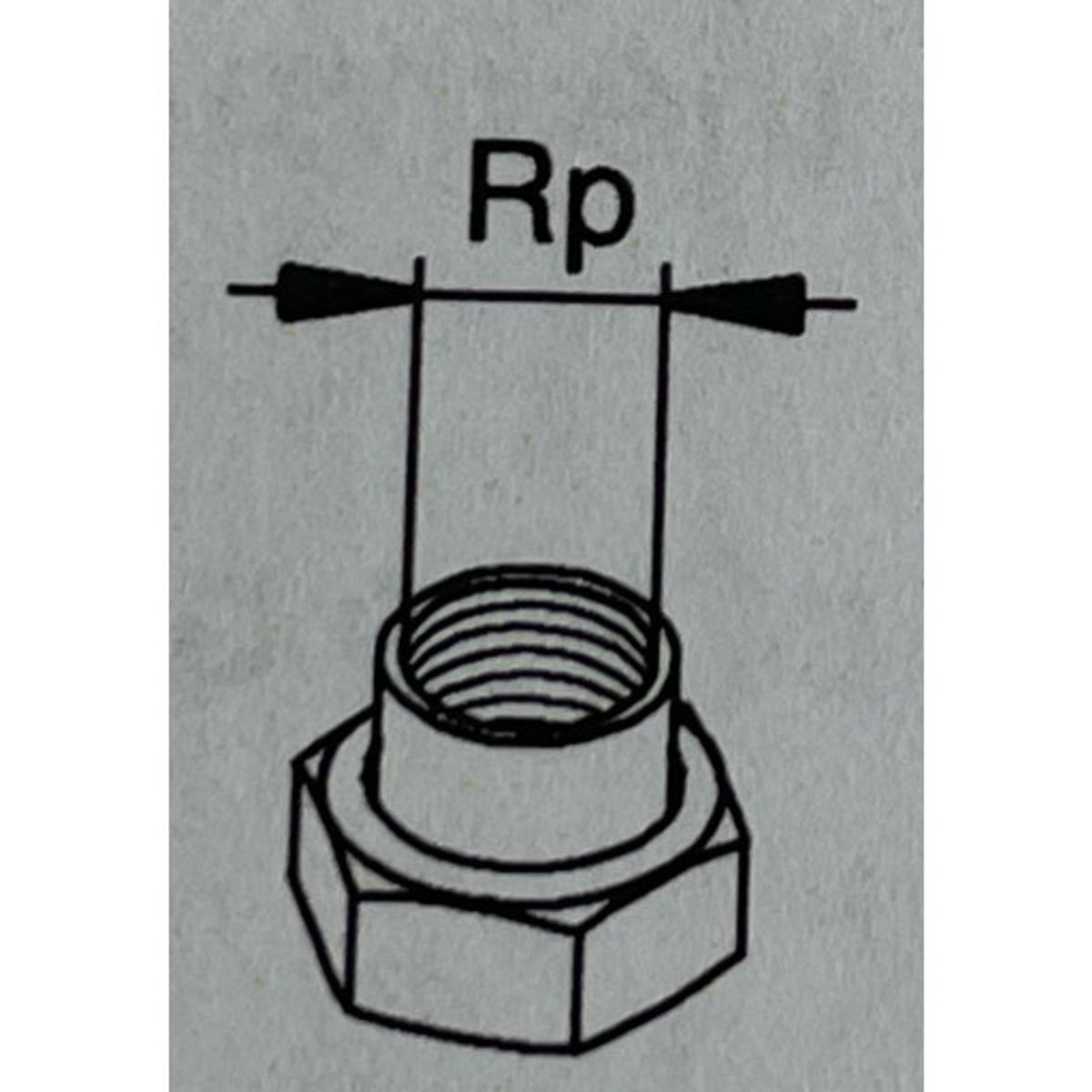 2" X 1' Pumpeunionsæt sort