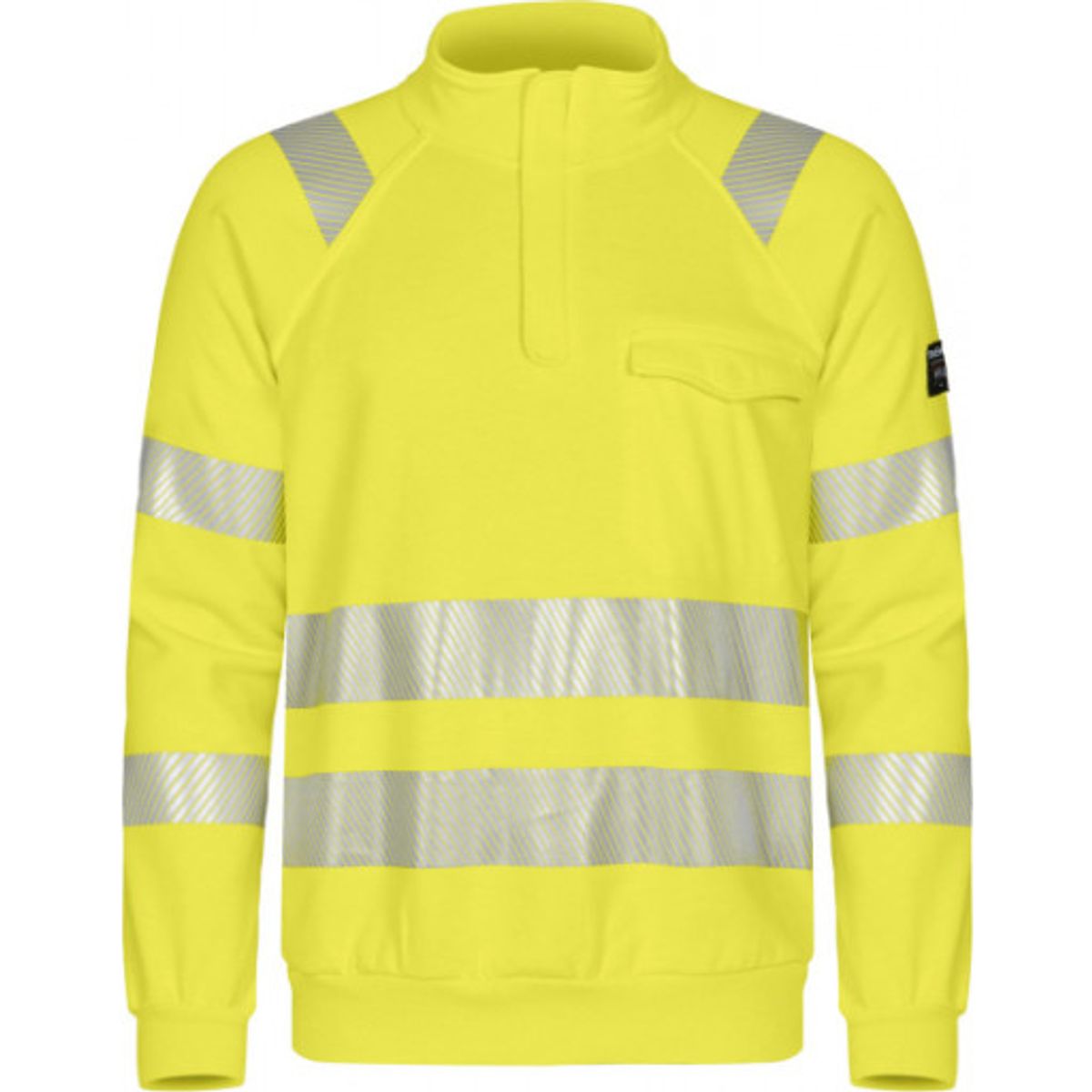 Flammehæmmende sweatshirt 508889, High-Vis kl.3 gul, str. XL