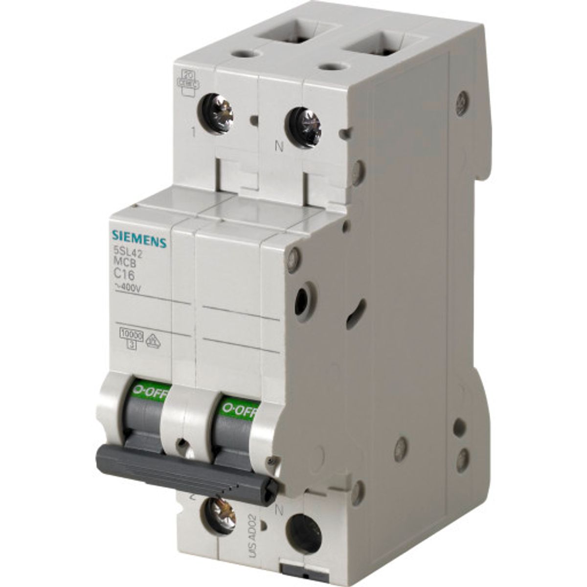 Siemens Automatsikring C 1P+0, 16A