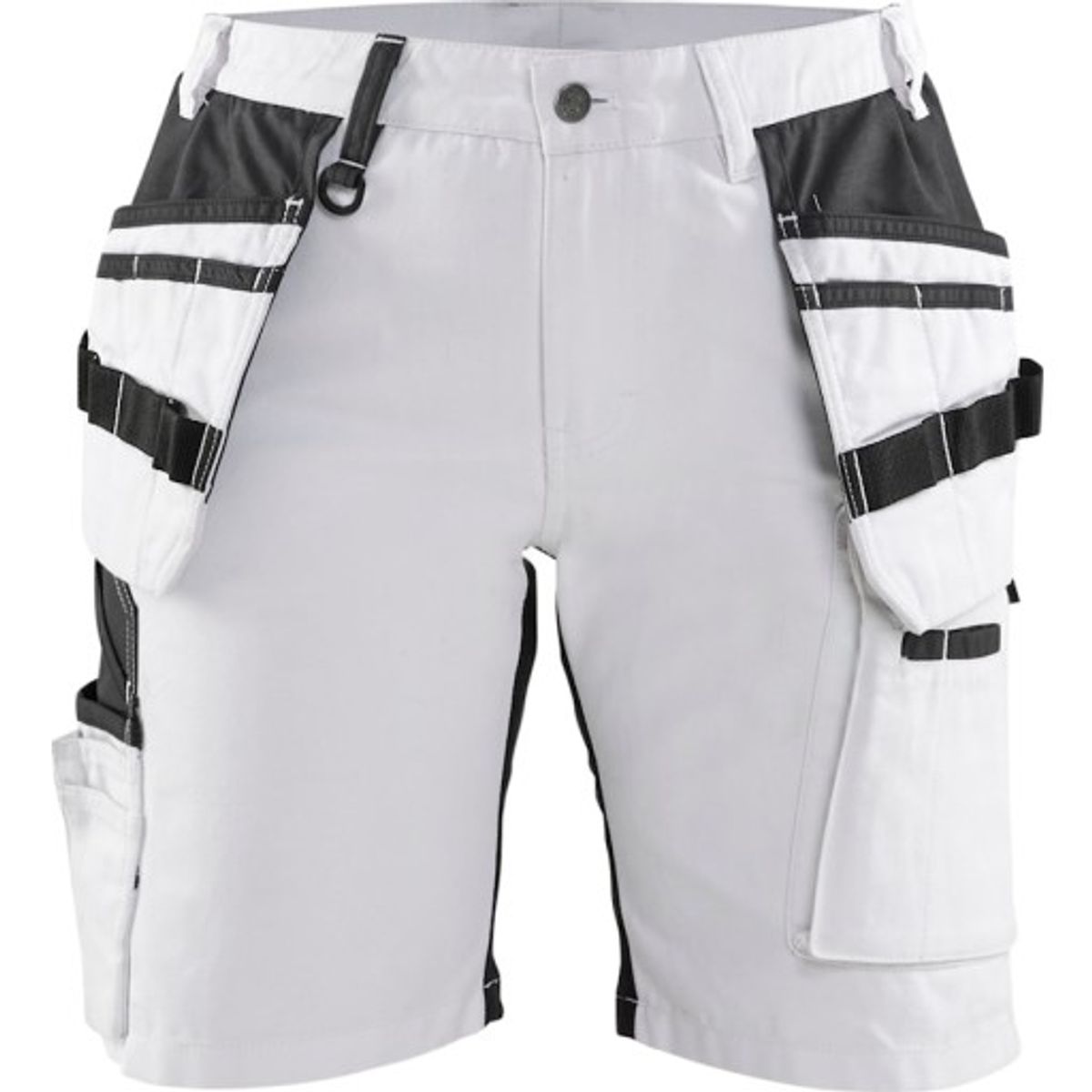 Blåkläder Dame Shorts 71711000, stretch, Hvid/Sort, STR. 32