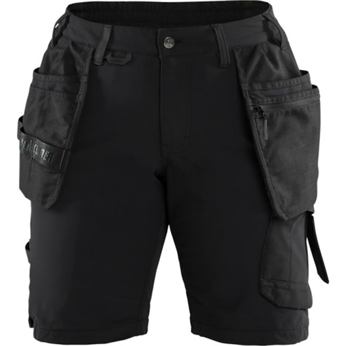 Blåkläder Dame Shorts 71831645, stretch, Sort/Grå, STR. 44