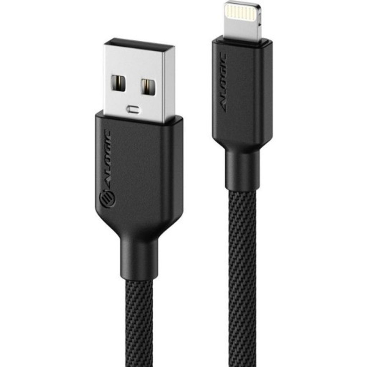 Alogic Elements PRO USB-A til Lightning-kabel 2M, sort