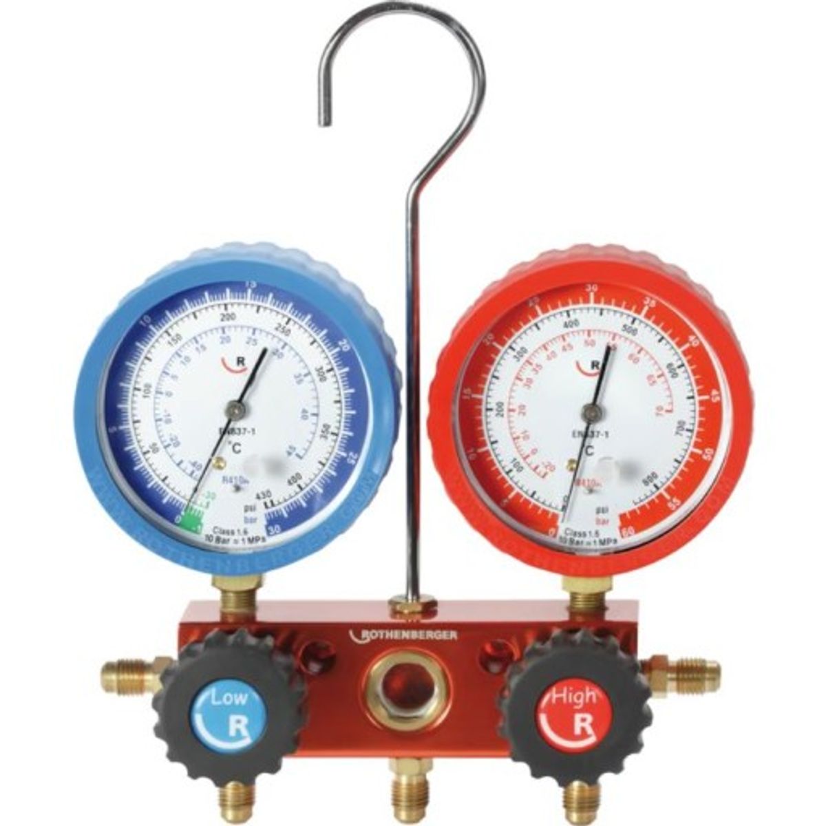 Manometer, analogt 2-vejs, II Plus, R410A-R32