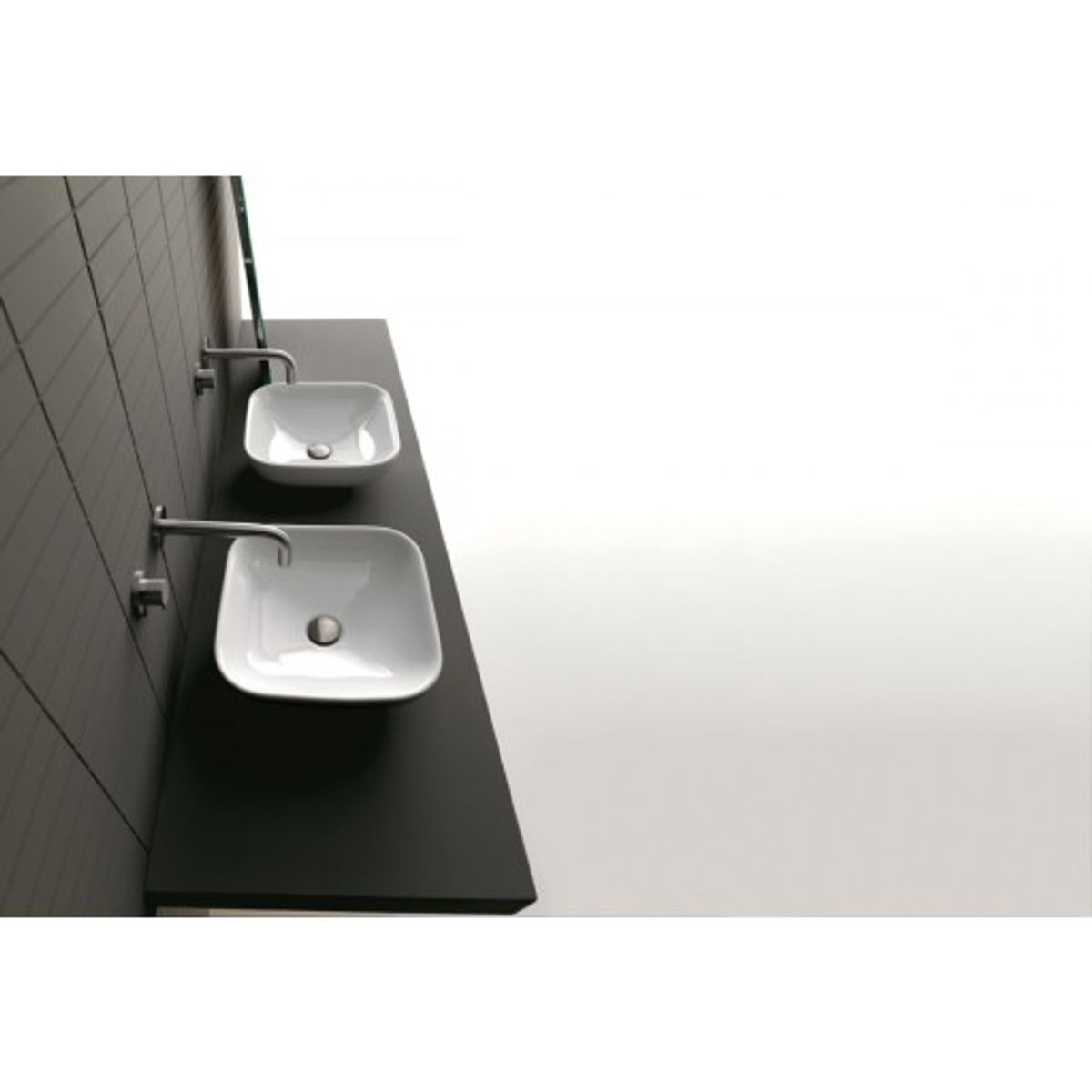 Lavabo Axa Ciotola 50 håndvask, 50x46 cm, hvid