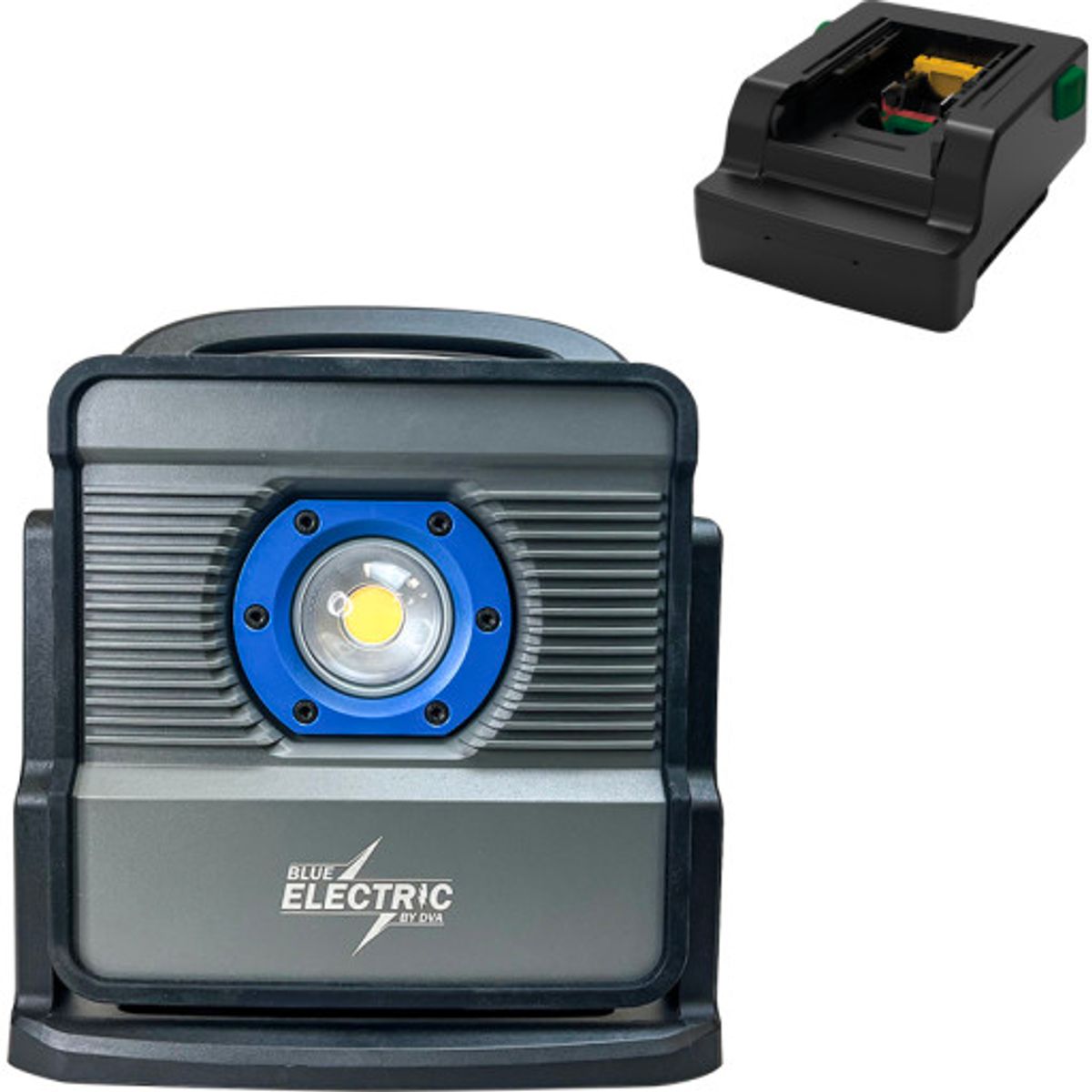 Blue Electric Plus-line arbejdslampe, 40W, sort