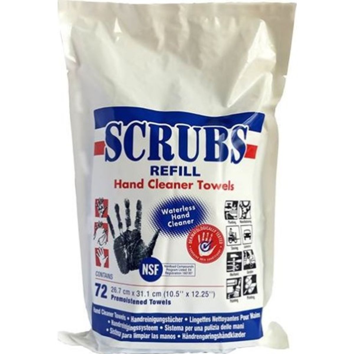 SCRUBS REFILL 72 WIPES