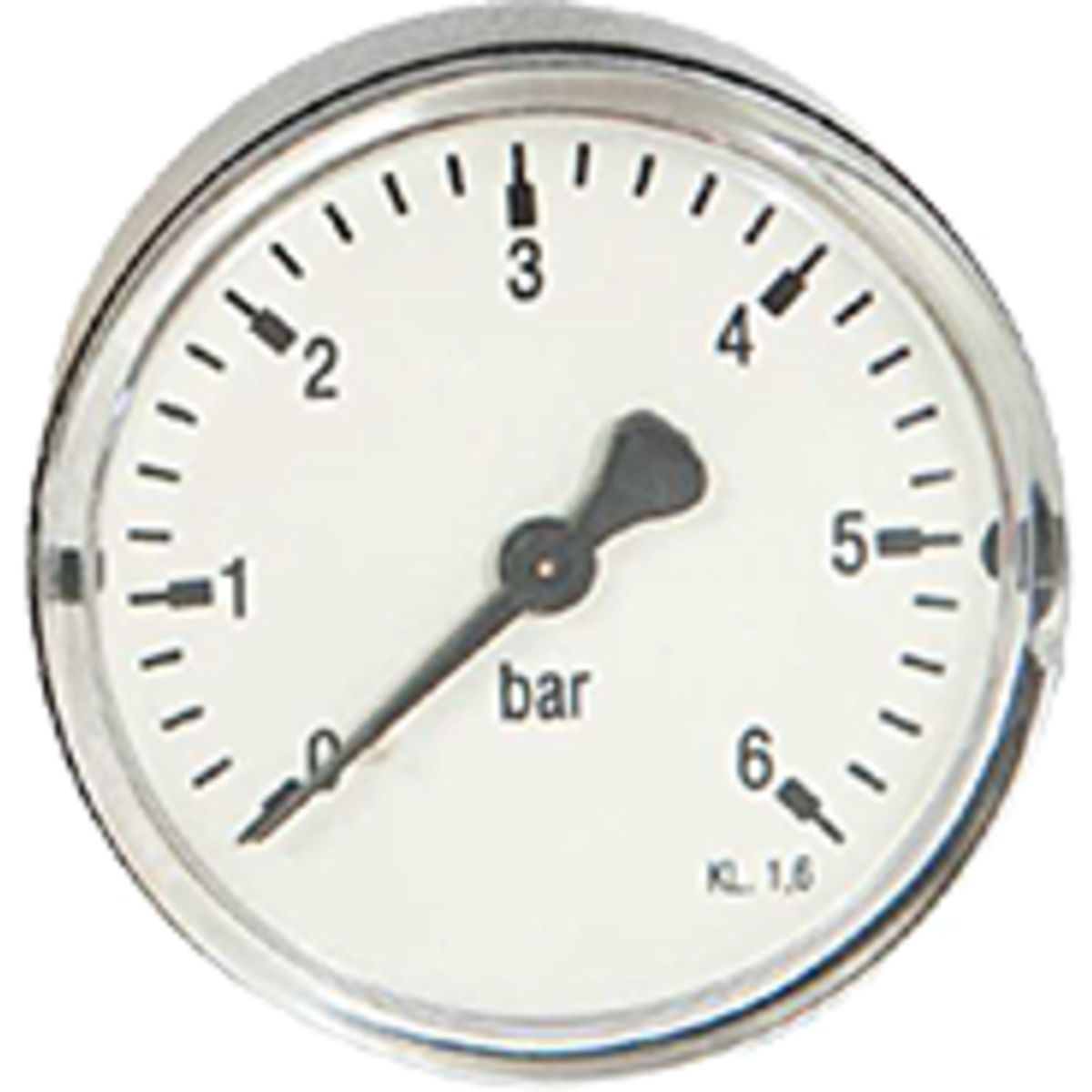 Manometer Ø63, 1/4" Bagudvendt, 0-10 bar