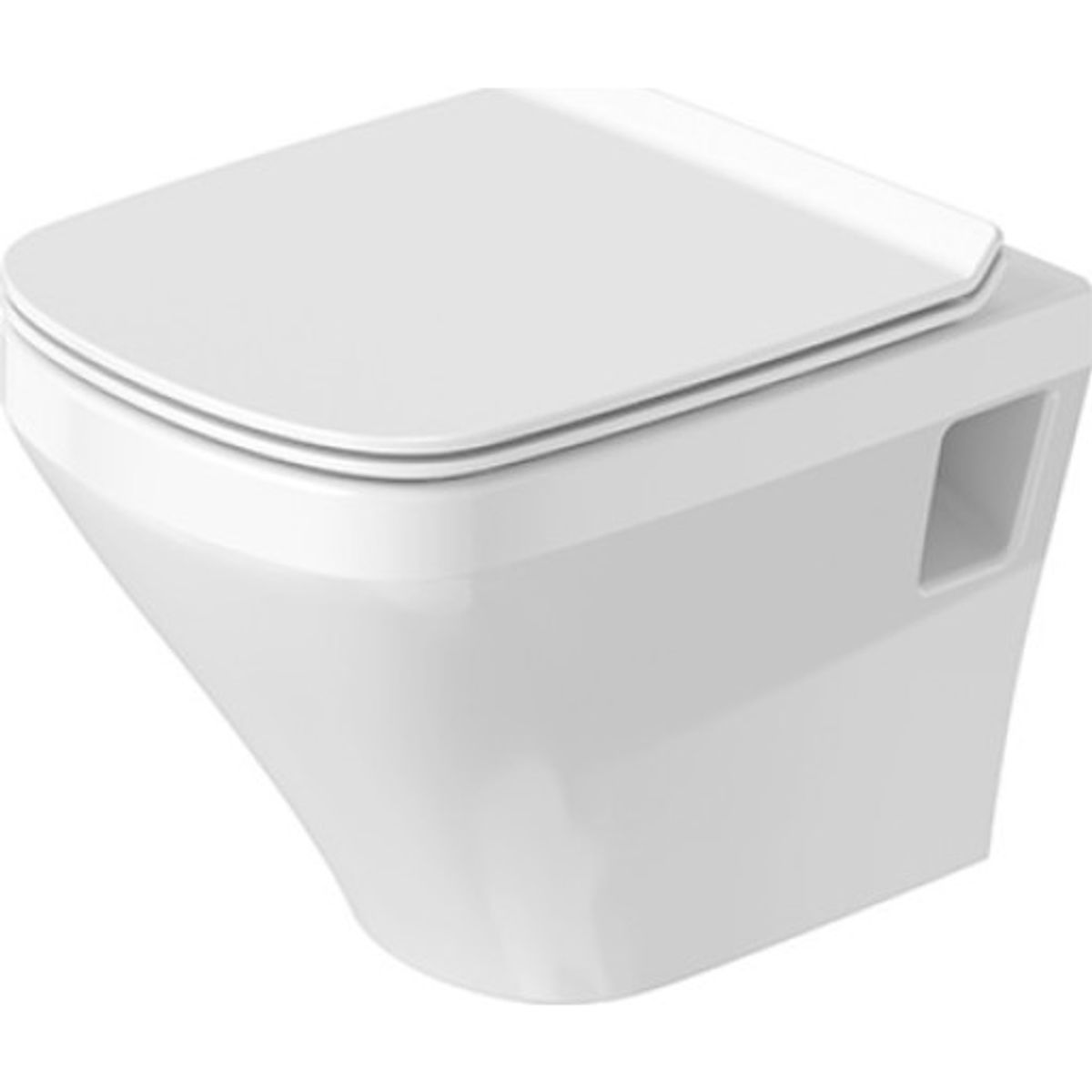 Duravit DuraStyle Compact væghængt toilet, uden skyllekant, hvid