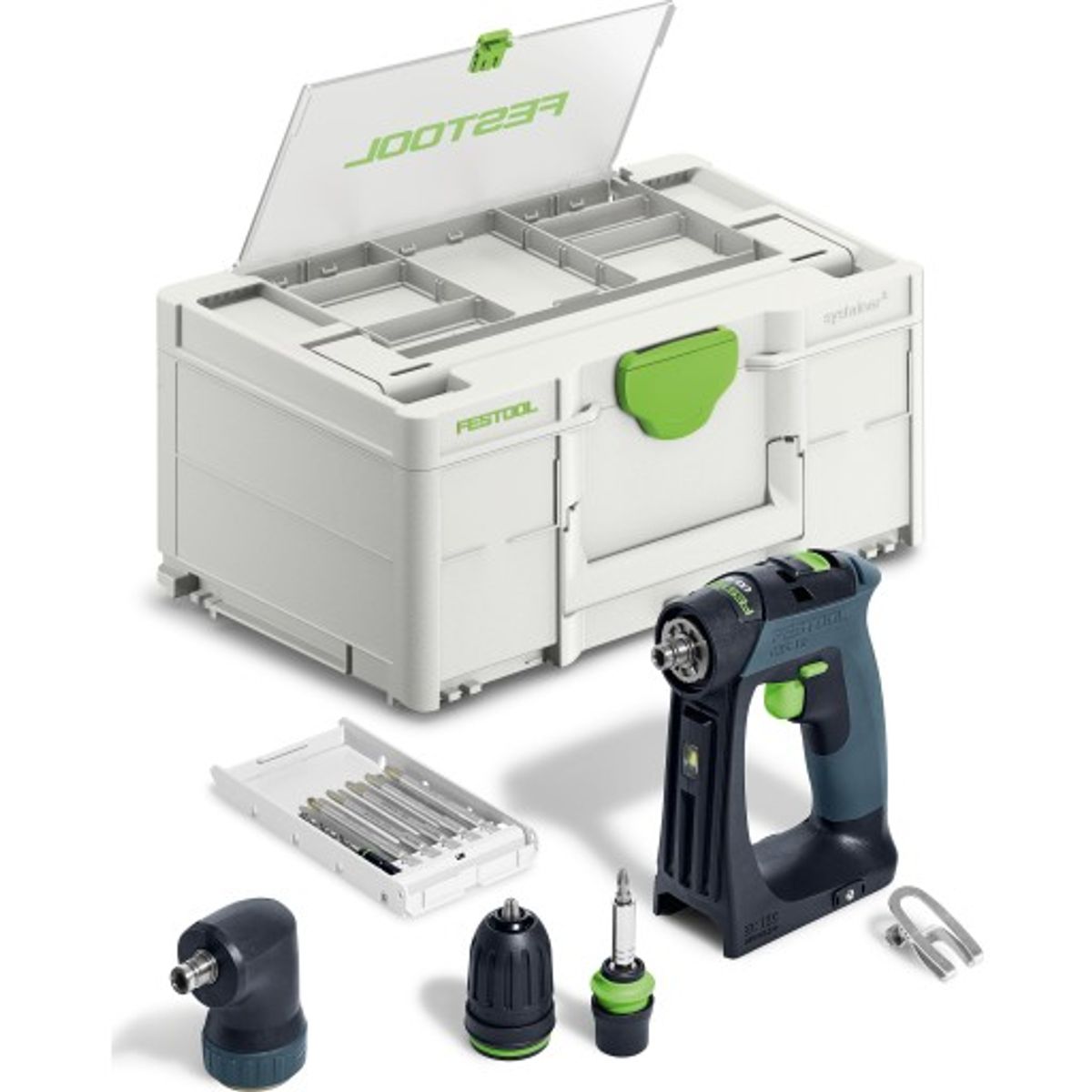 Festool bore-/skruemaskine CXS18-Basic, u/batteri, med tilbehør