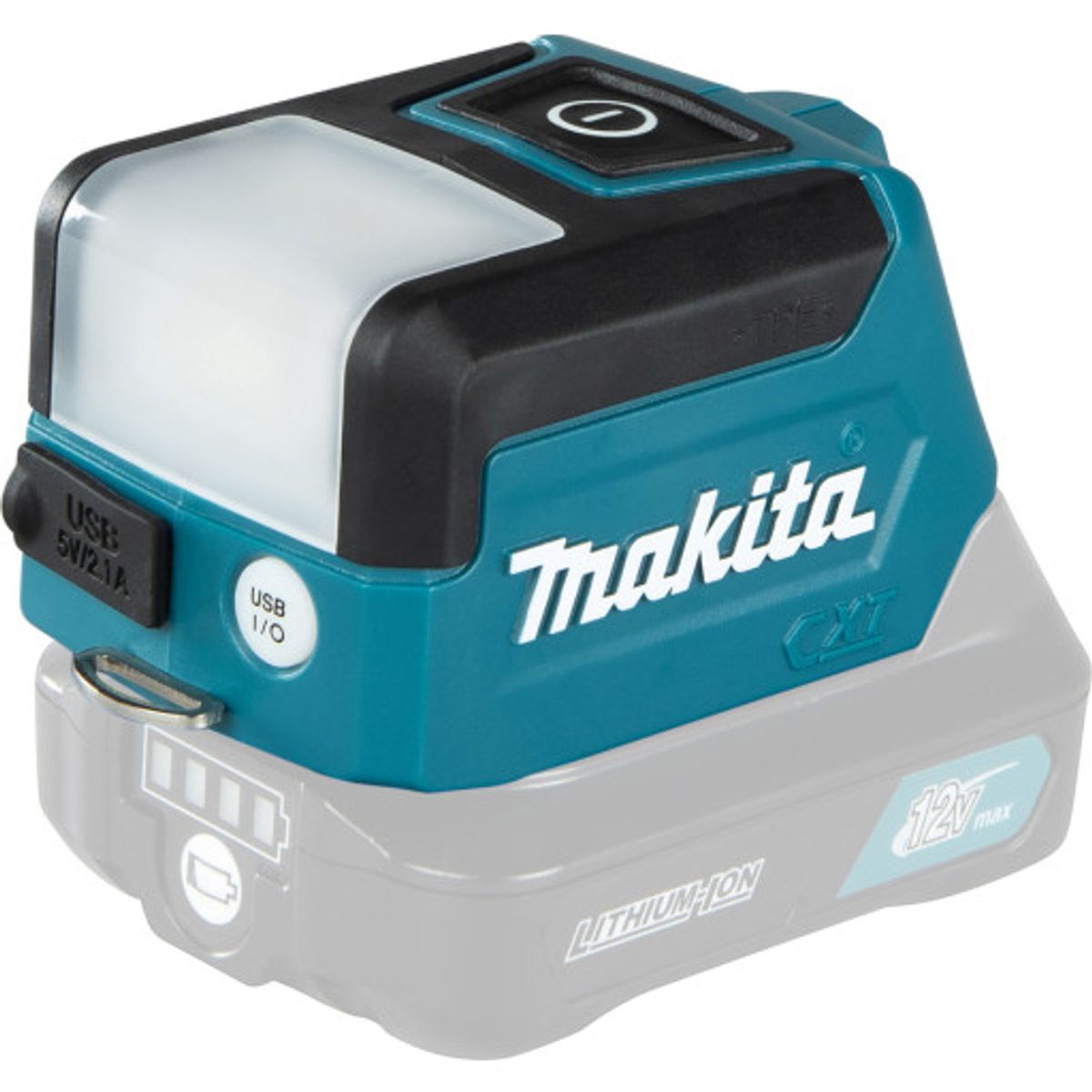 Makita LED-lampe ML107, 12V,150/200 lumen, USB-adapter