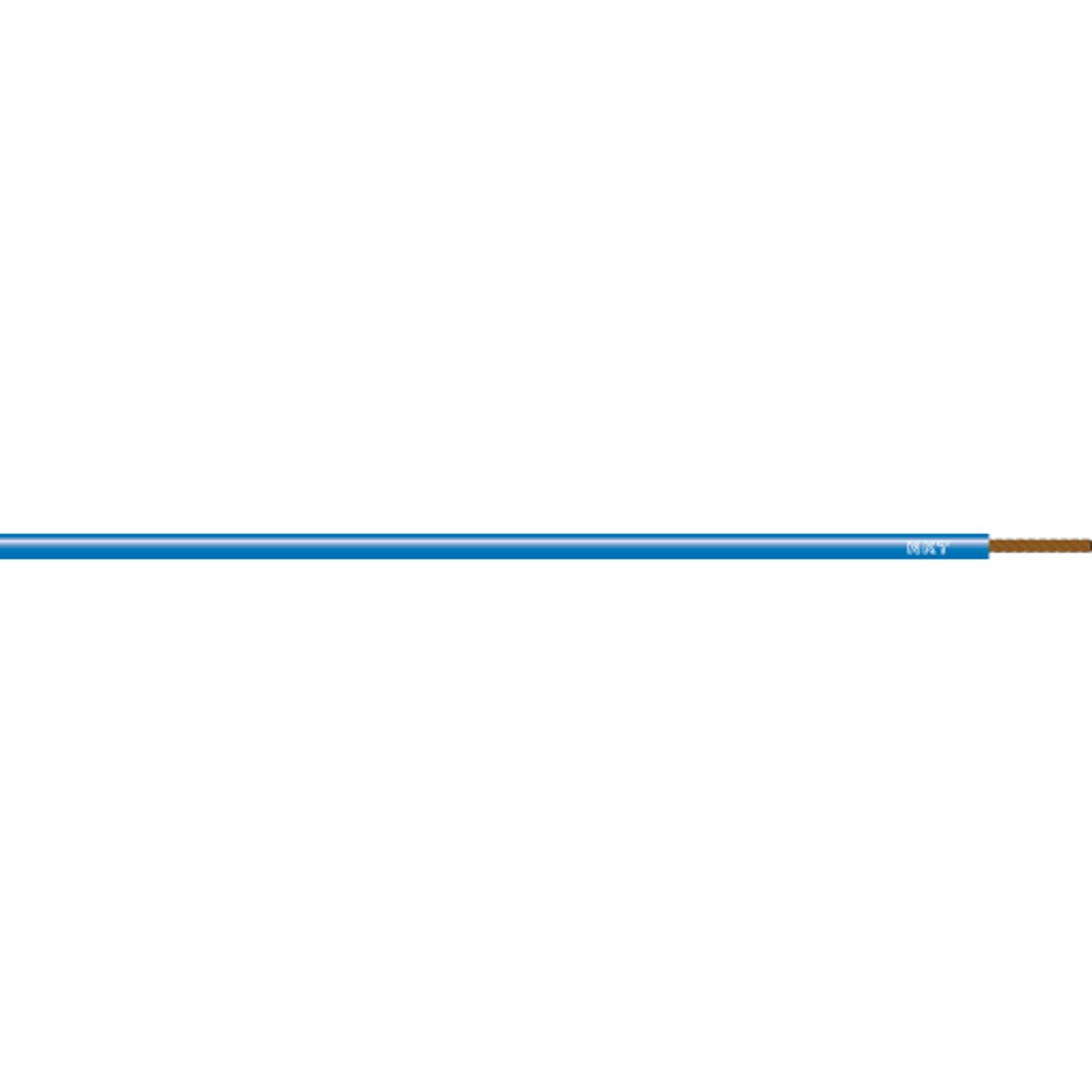 100 meter Autoledning PVTAU 1x1,5 blå S100