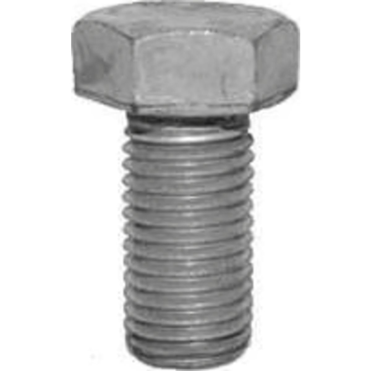 Bolt/møtrik M20 x 60 mm, FZV, 6-kant, DIN 4017/4032, 10 stk.