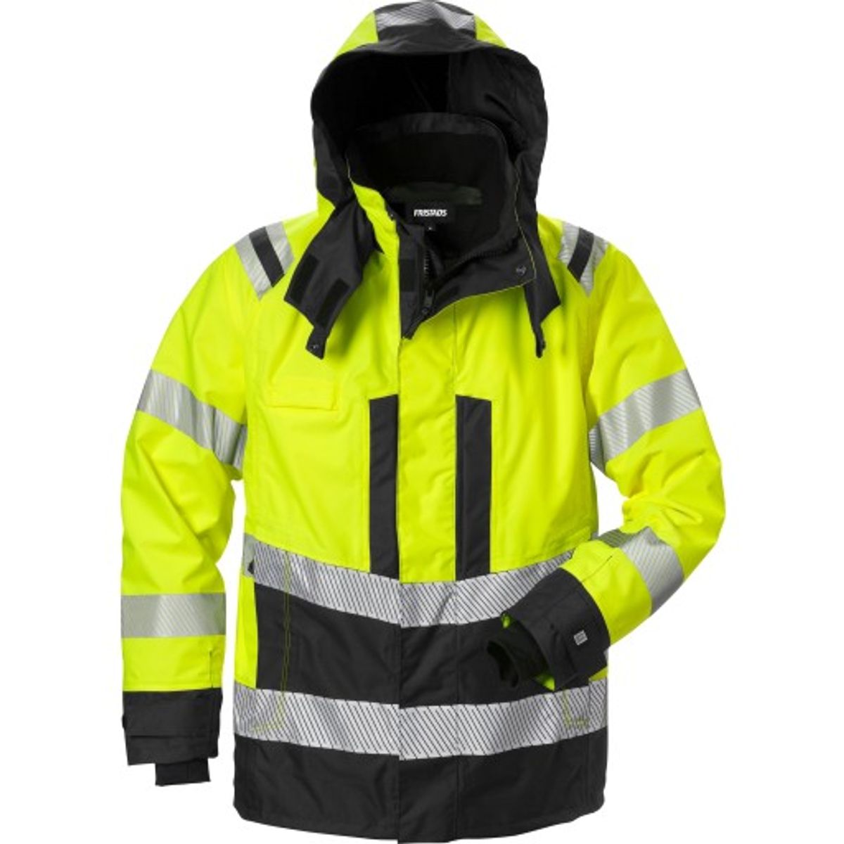 Kansas skaljakke 127666, high-vis kl.3 gul/sort, str. M