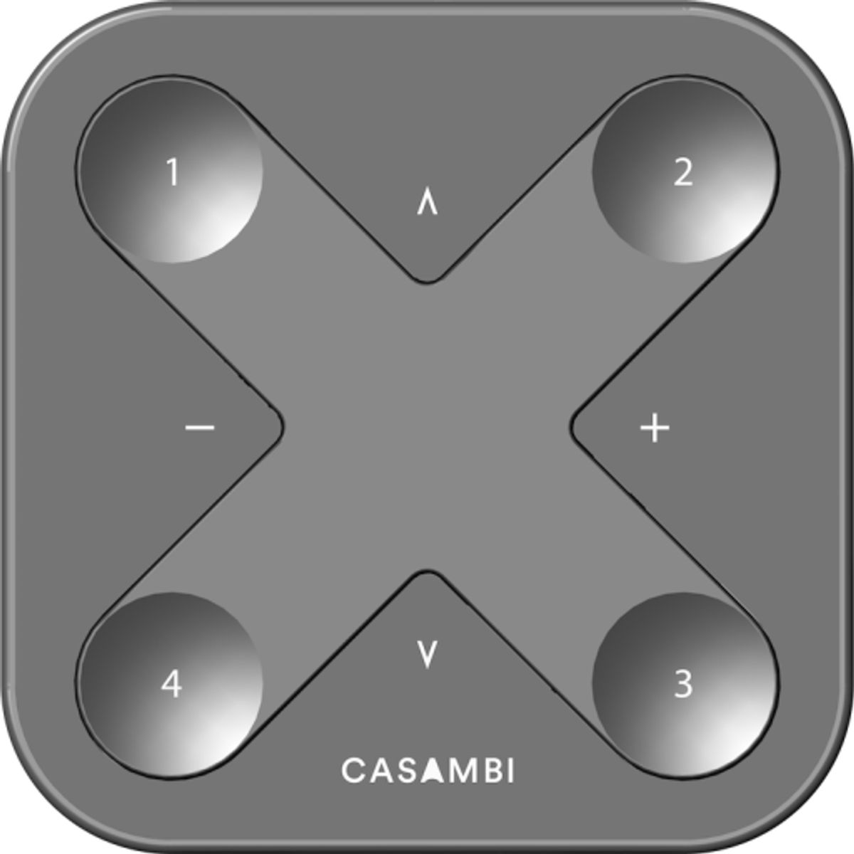 Casambi Xpress trådløst panel sort - LR (long range)