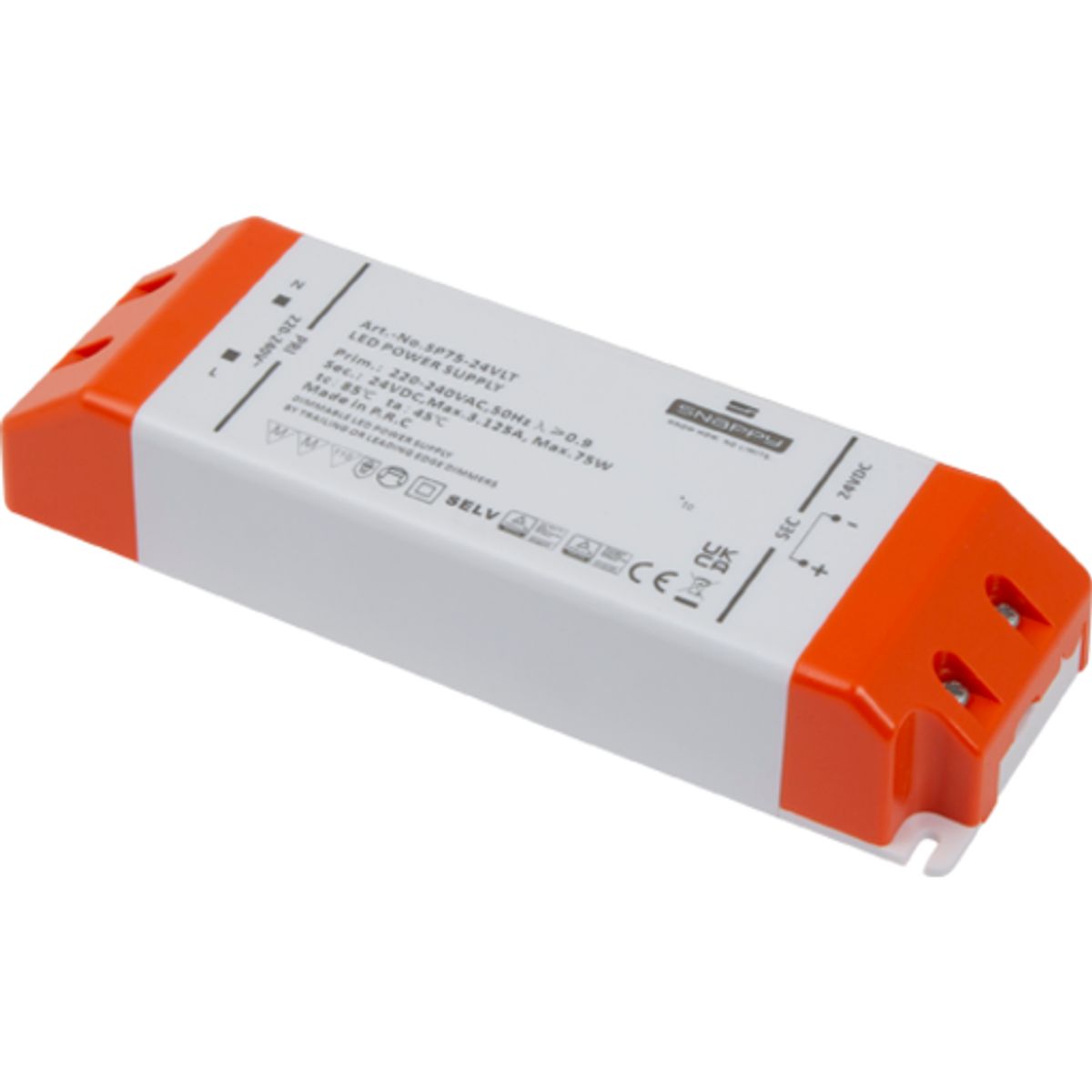 LED Driver 75W Dæmpbar 24Vdc IP20