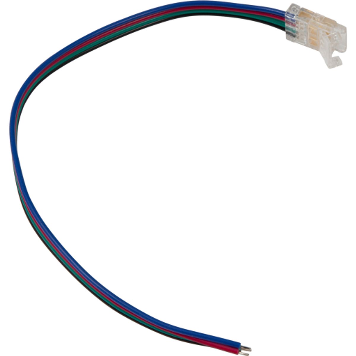 Tilslutning Led Strip RGB m/kabel IP20 10mm