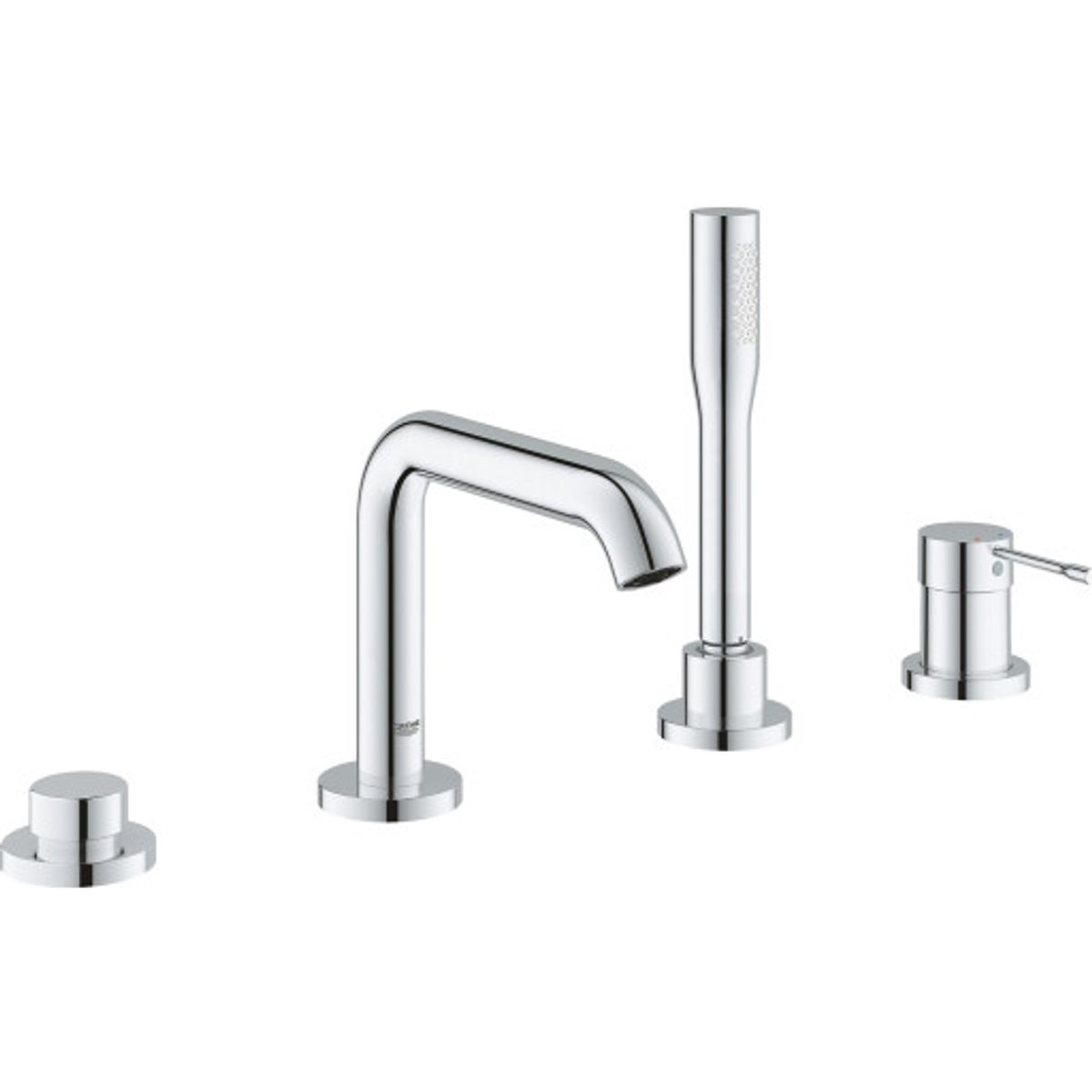 GROHE ESSENCE NEW etgrebsbatteri 197mm tud 4hul t/kar/br messing