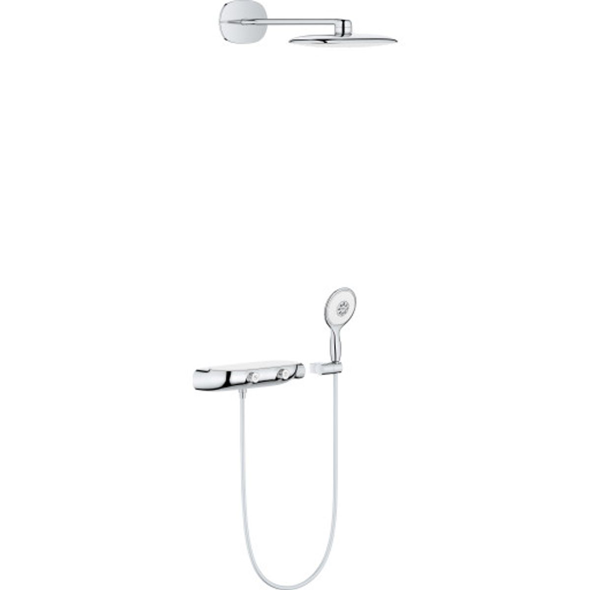 GROHE RAINSHOWER SMARTCONTROL termostatbatteri c/c150mm/ø130mm 2