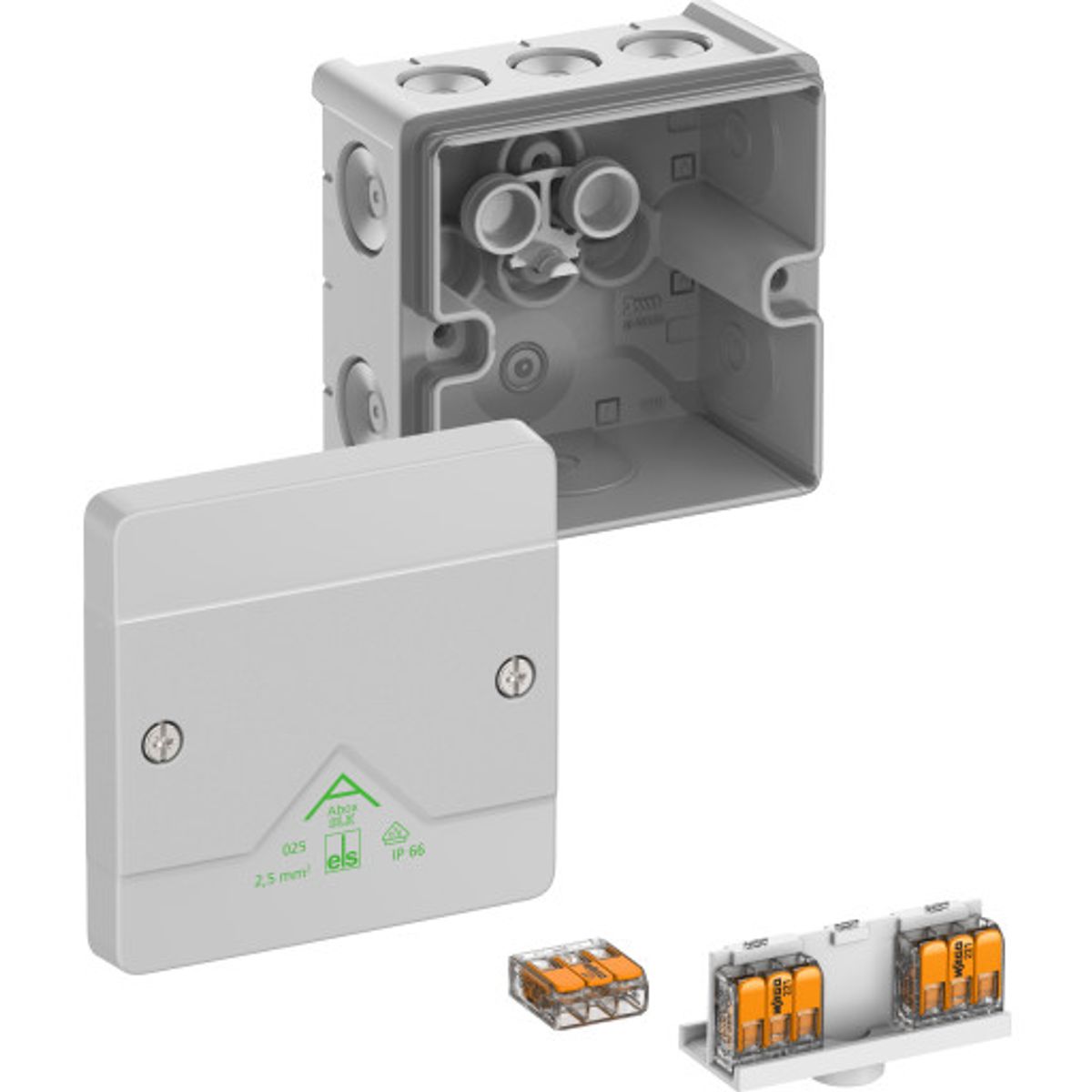 Forgreningsdåse Abox SLK-2,5mm² grå