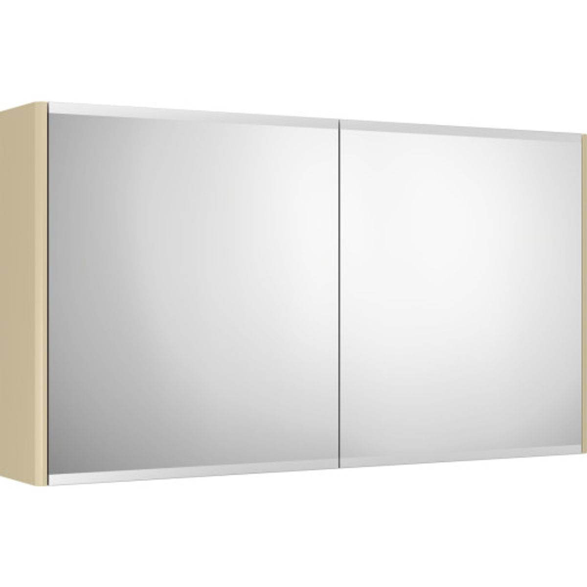 Gustavsberg Graphic spejlskab, 100x55 cm, beige