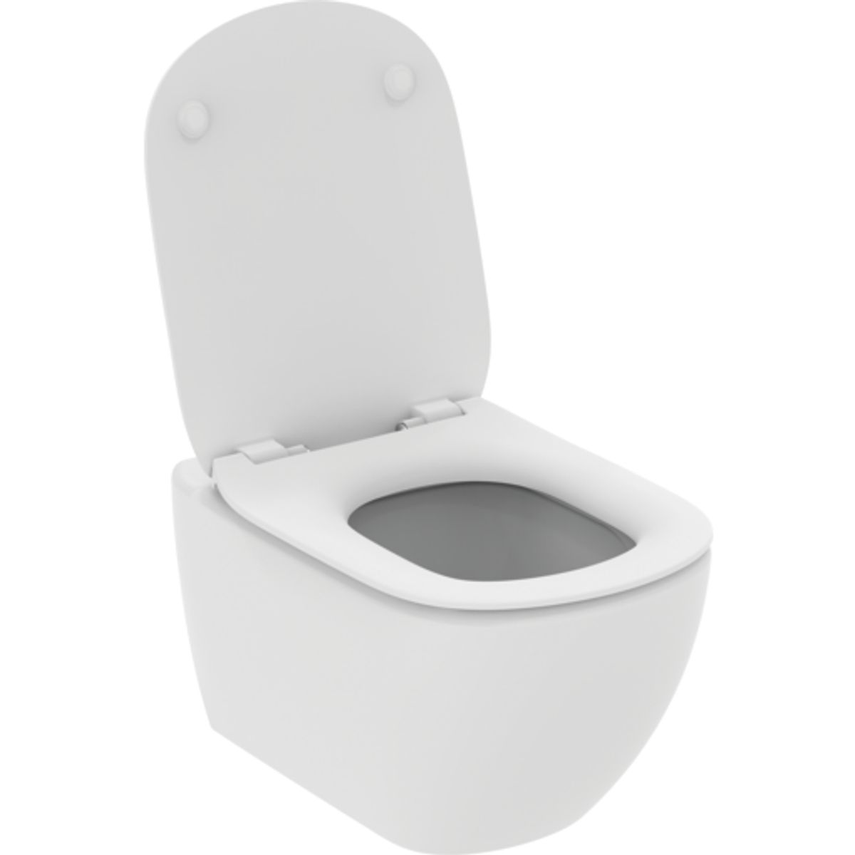 Ideal Standard Idealmood væghængt toilet, uden skyllekant, mat hvid