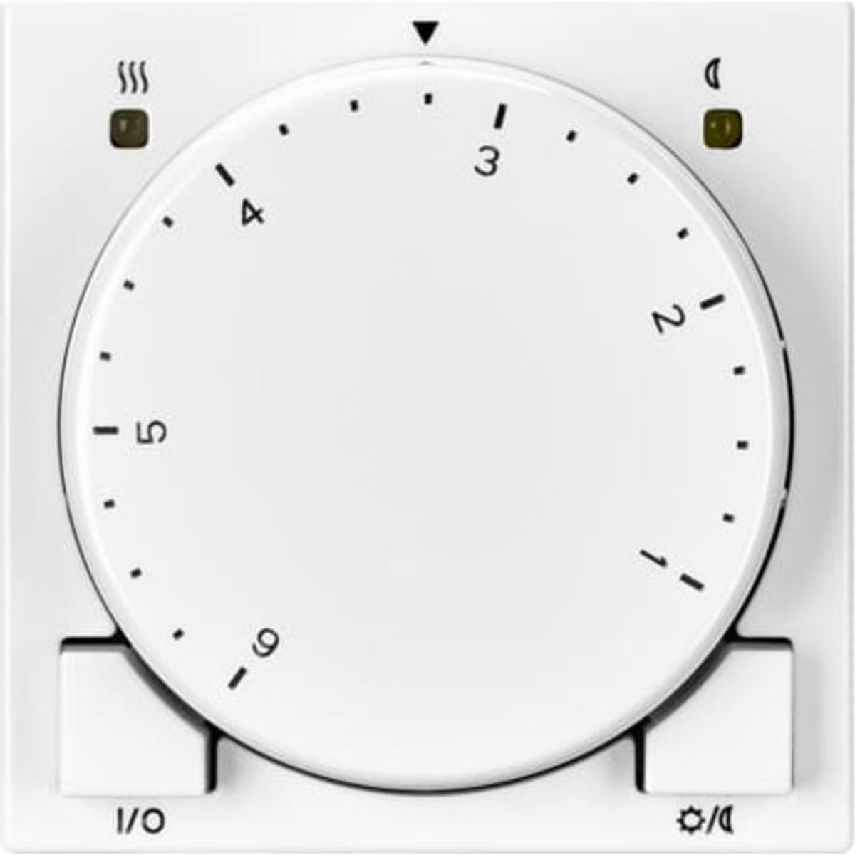 Basic55 Afdækning til gulvv termostat blank hvid 3292B-A10101 94