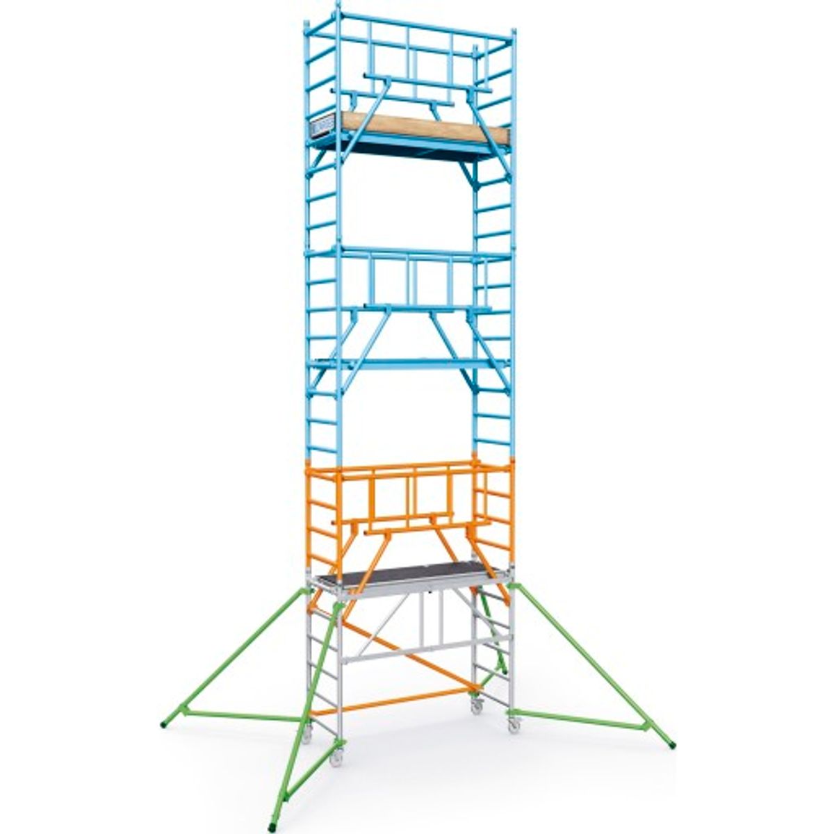 Zarges foldestillads PaxTower S-PLUS 1T, 7,55 m