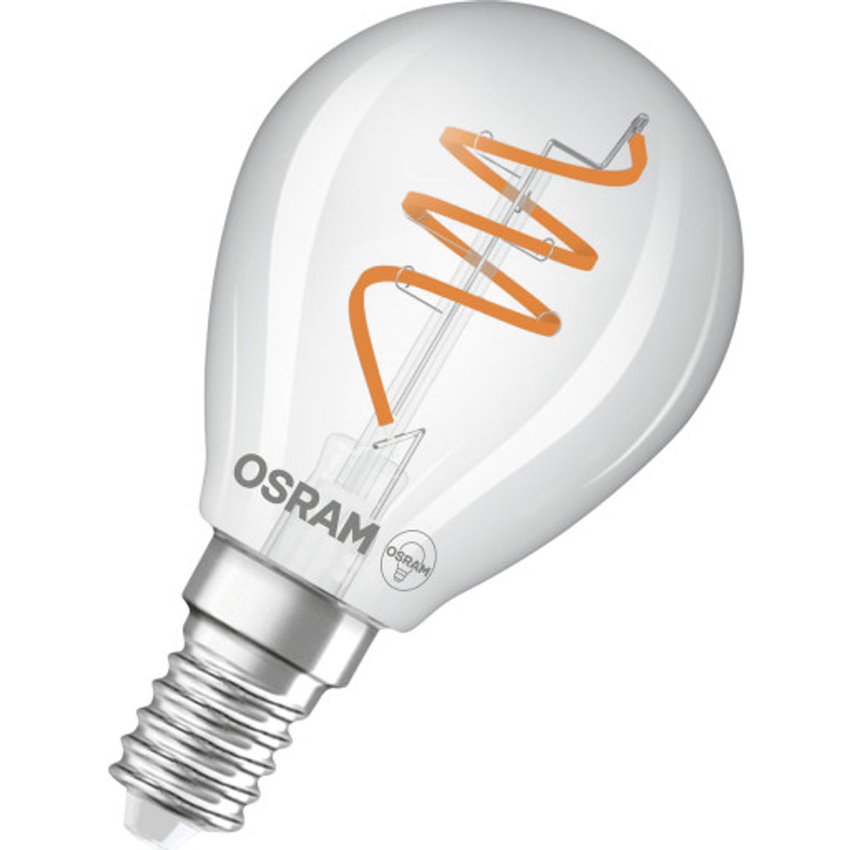 Osram 1906 LED krone fil spiral klar 470lm 4,6W/927 E14 dæmp