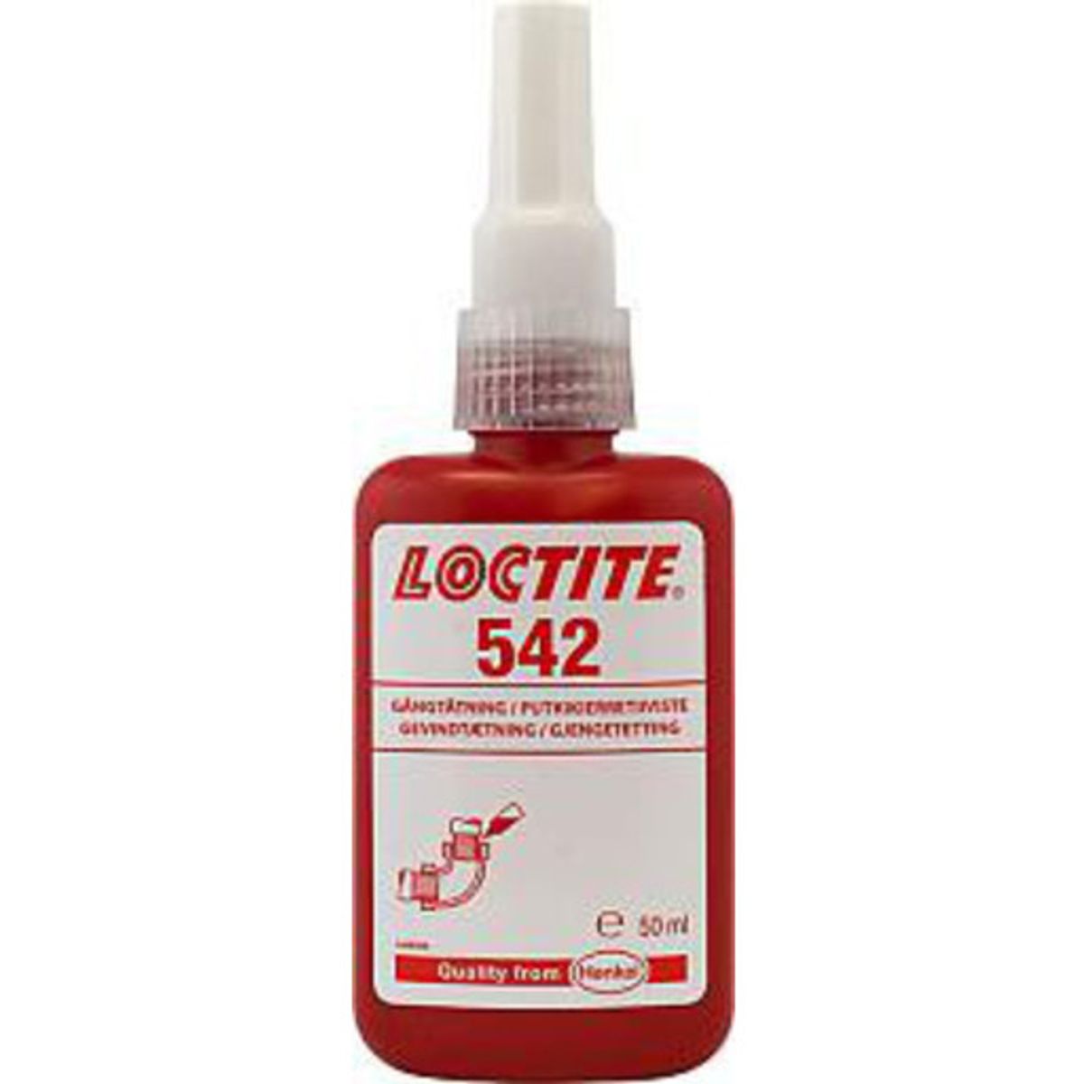 LOCTITE gevindtætning 542, medium styrke, 50 ml